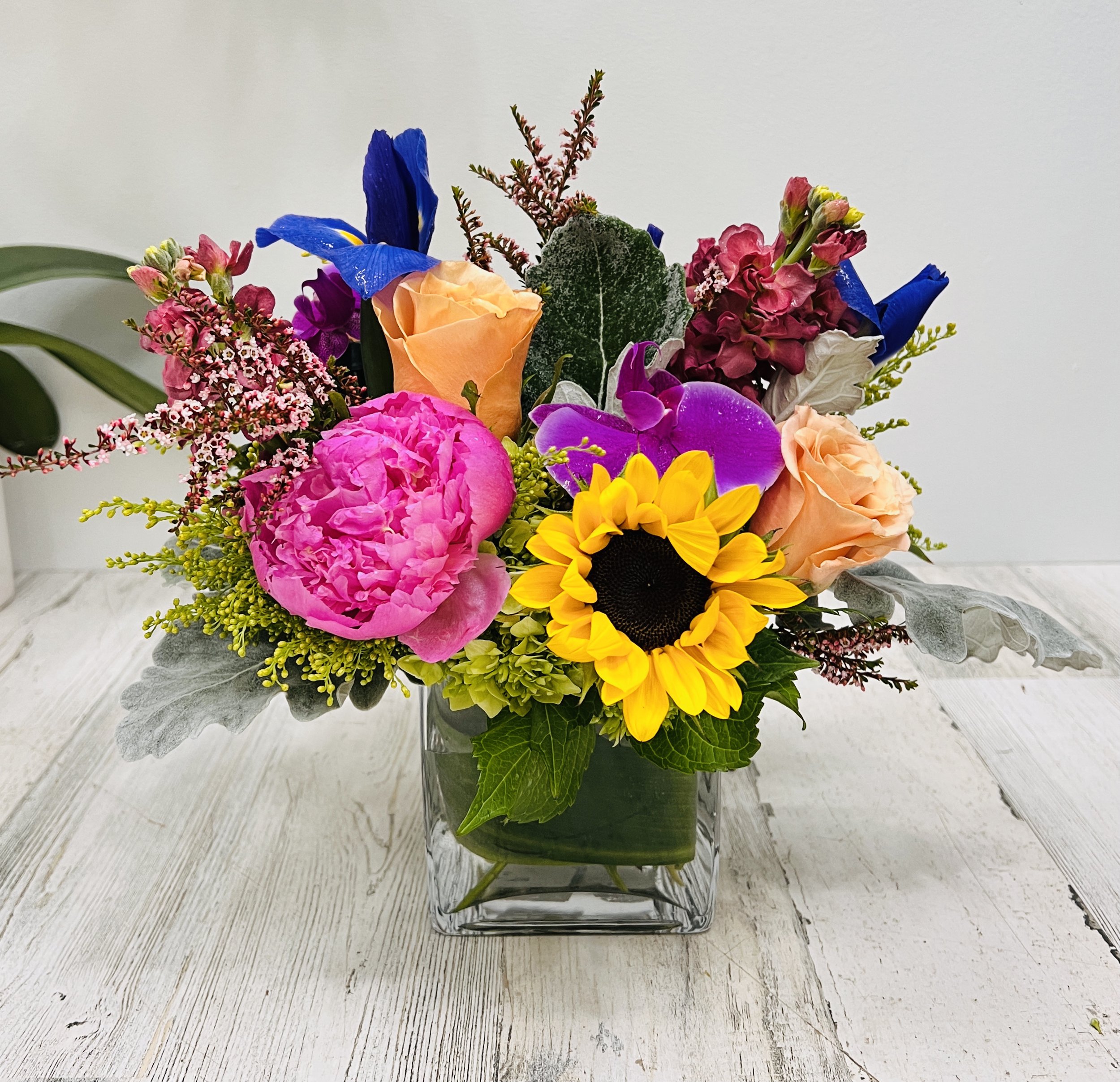 Eccentric Floral Arrangement 