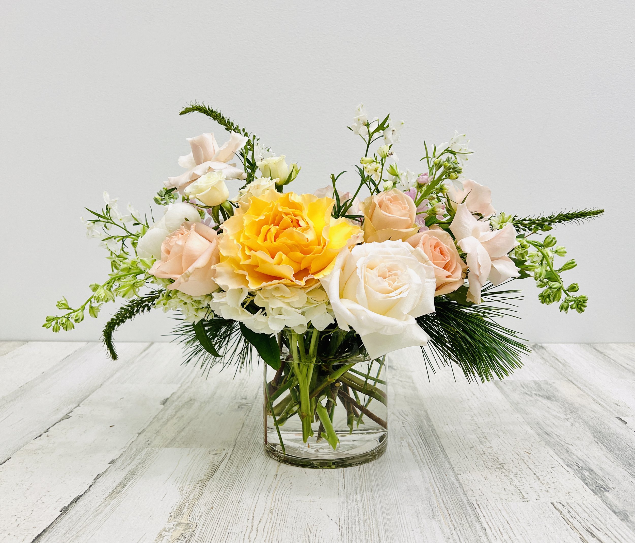 Shaded Floral Arrangement 