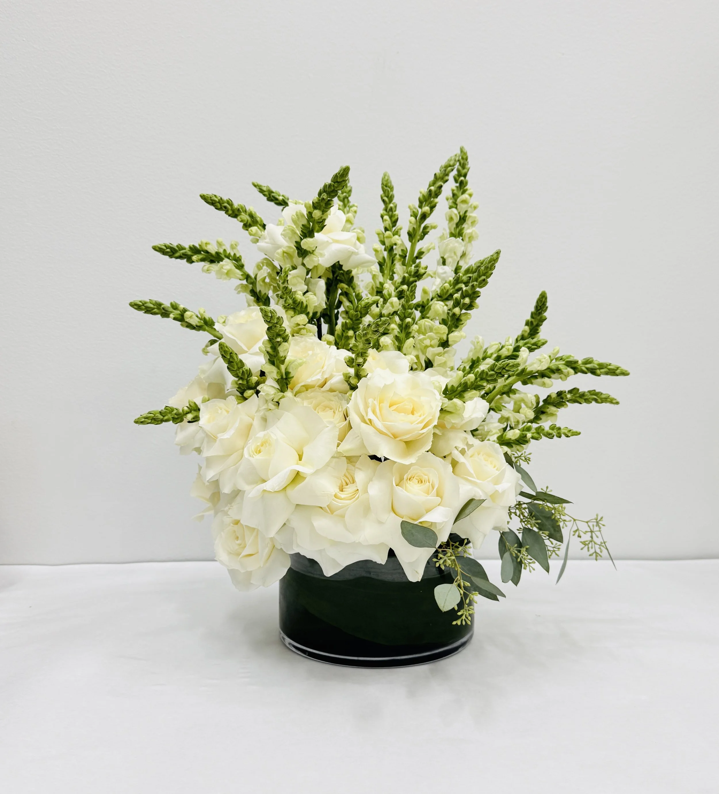 Classic White Garden Centerpiece