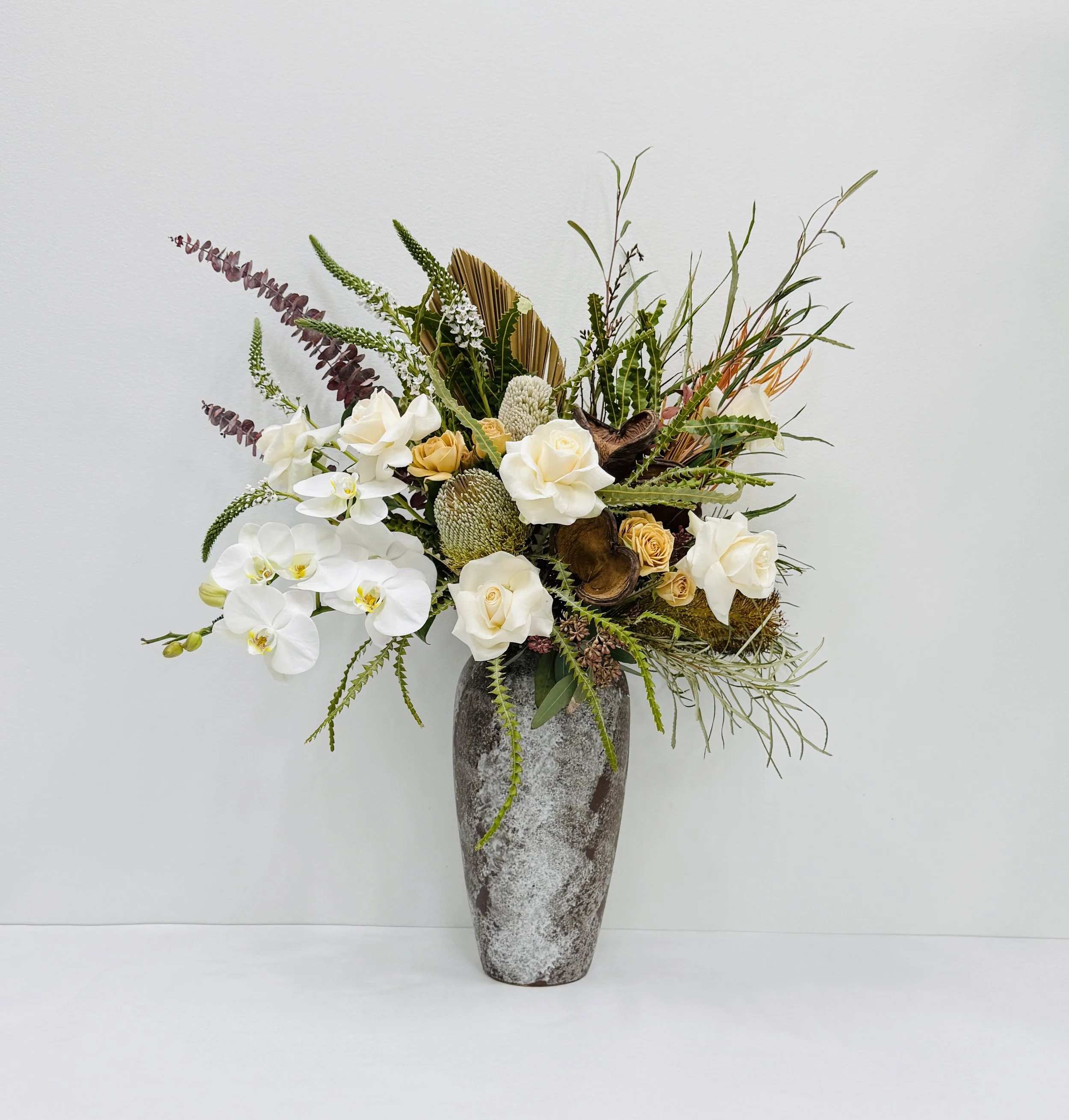 Organic Garden Vase Arrangement