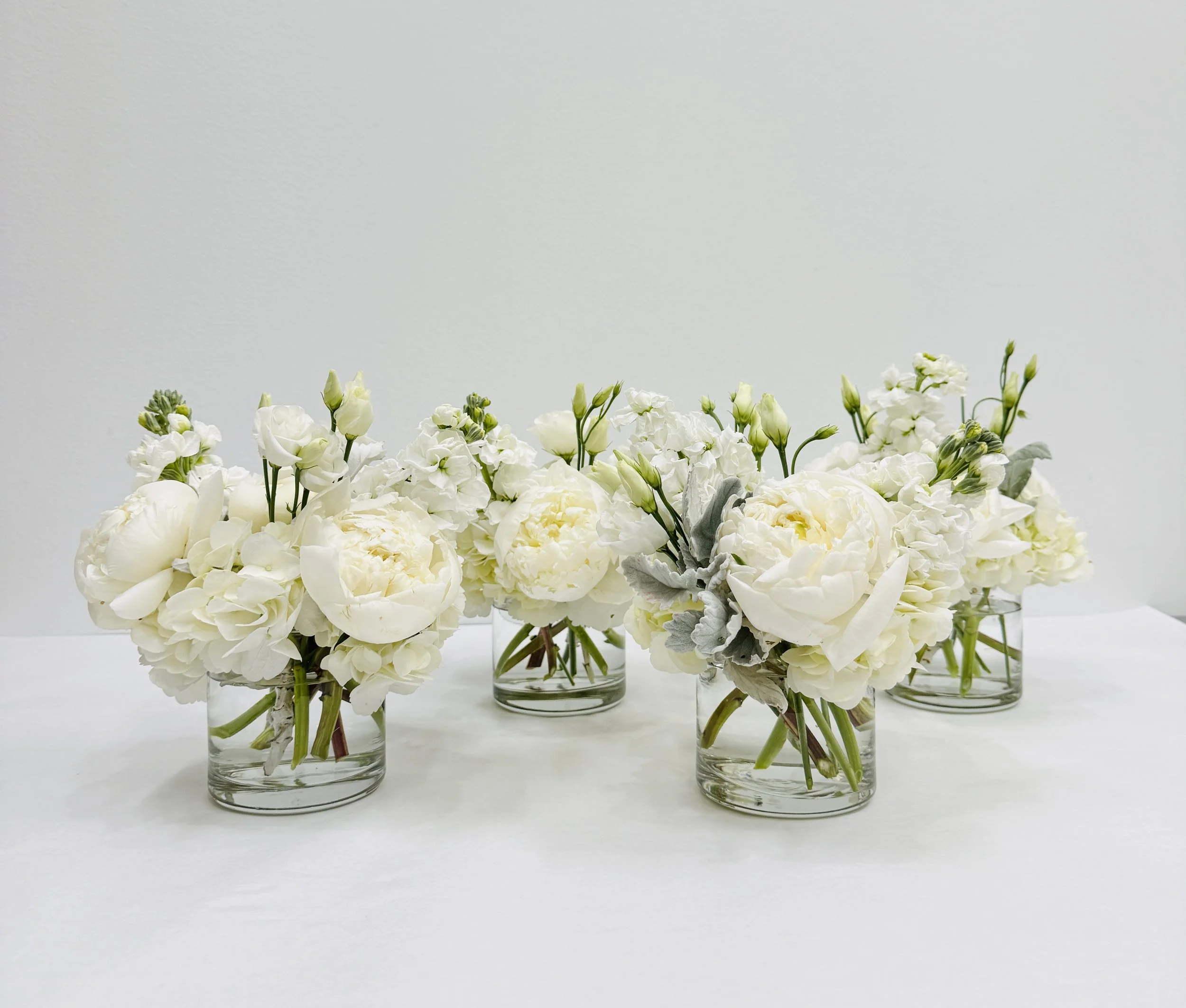 Minimalist White Bud Vase Collection