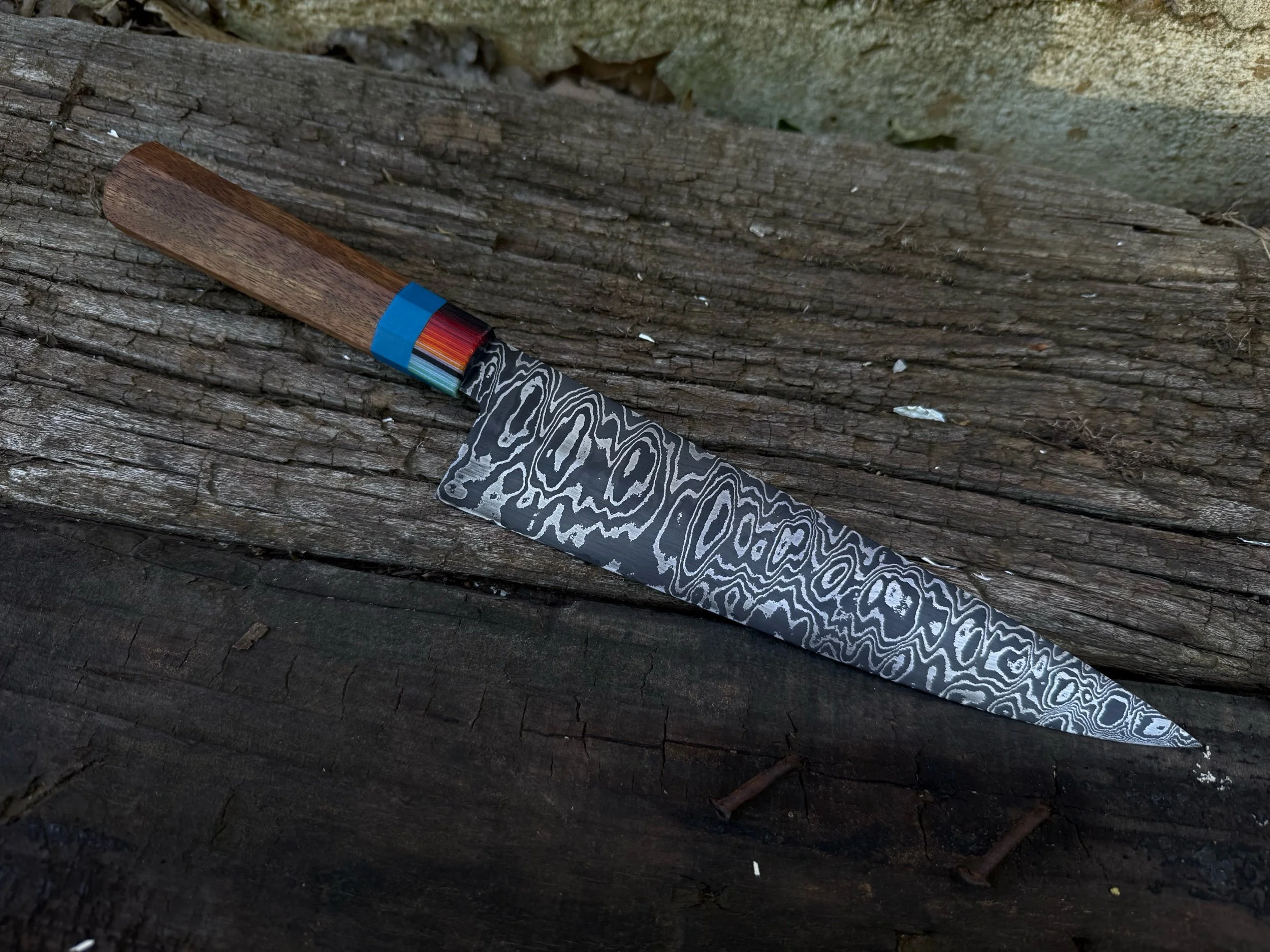 8.75” Damascus Chef