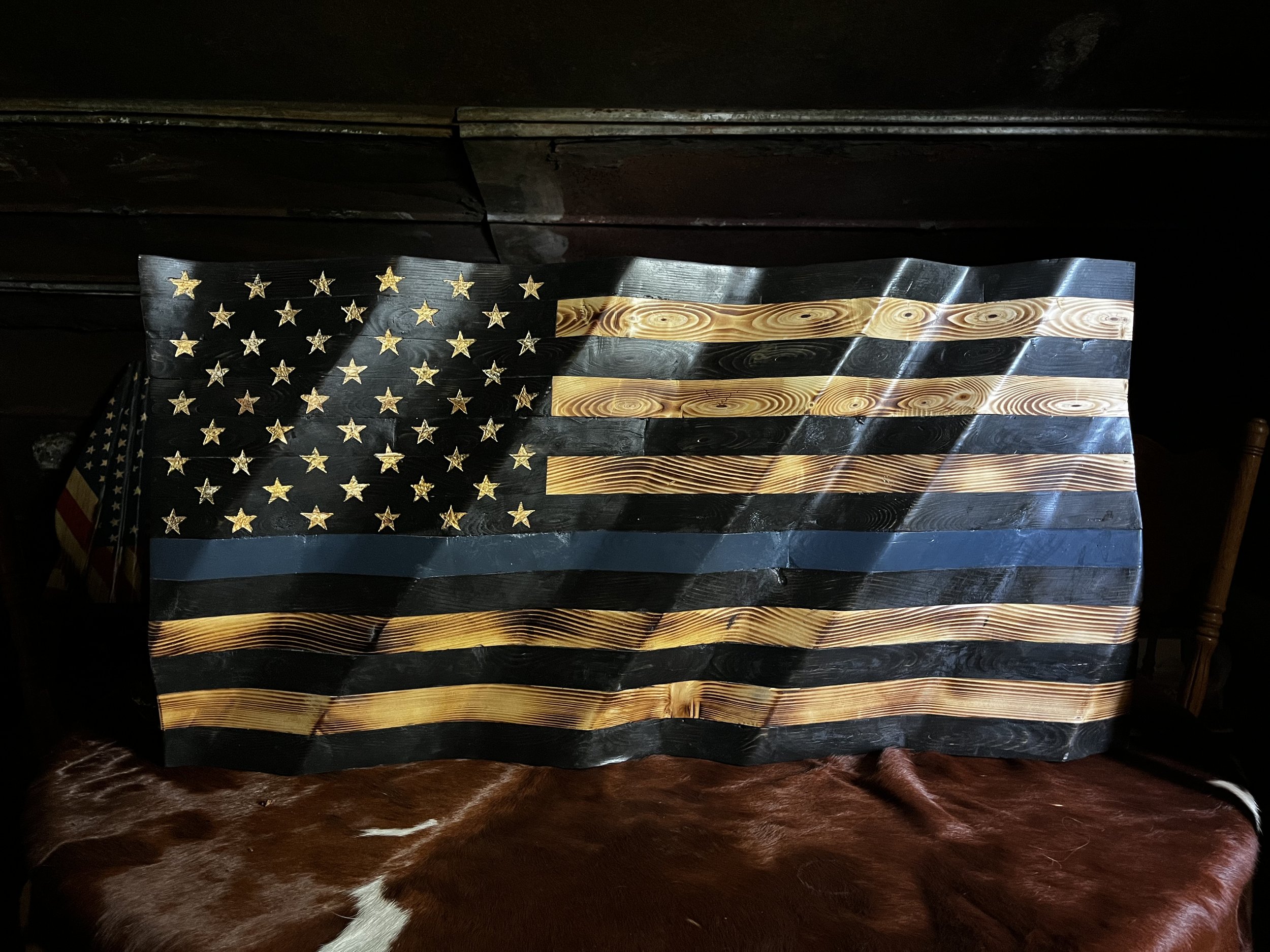 Thin Blue Line Flag