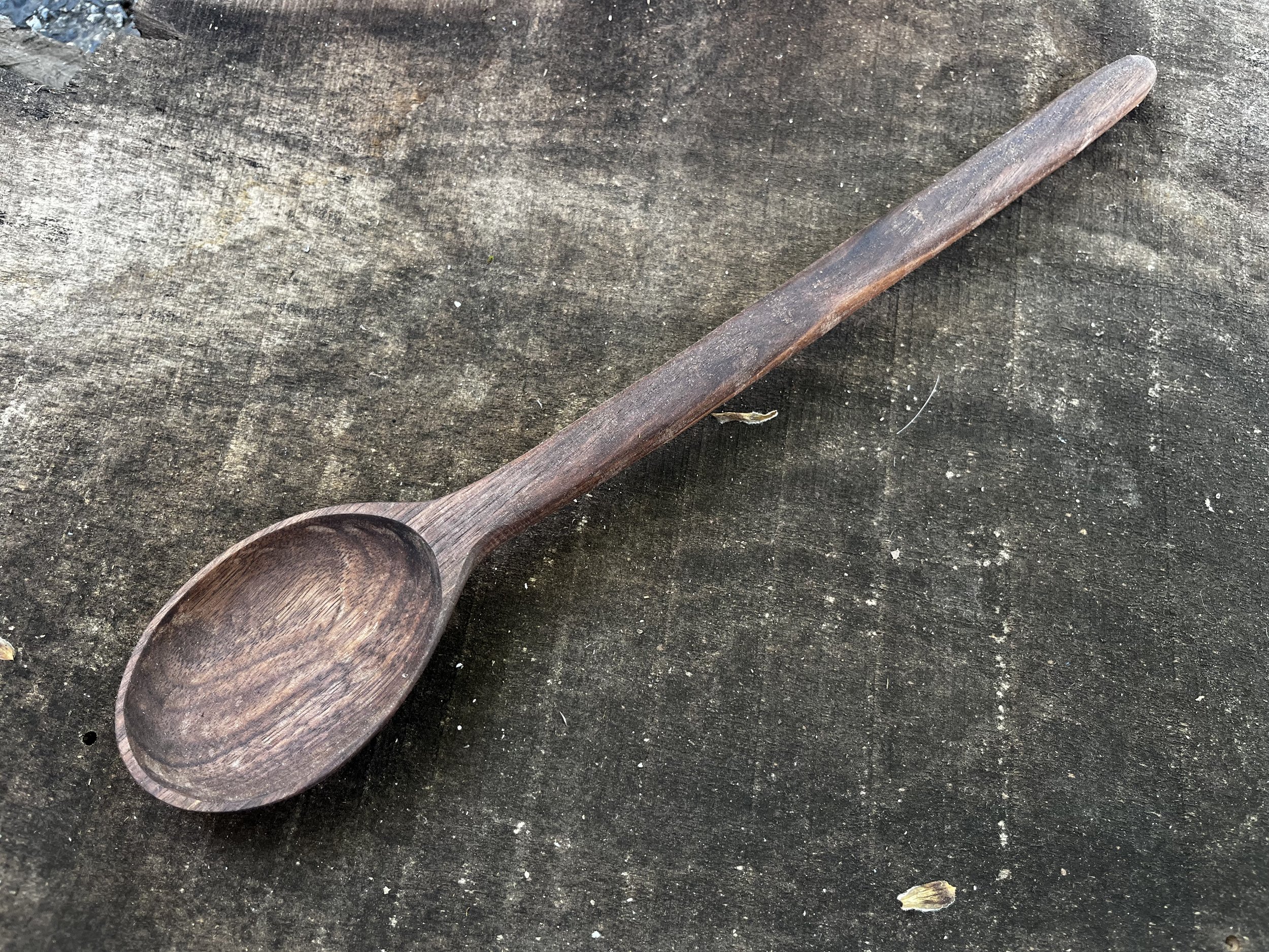 Walnut Serving Spoon