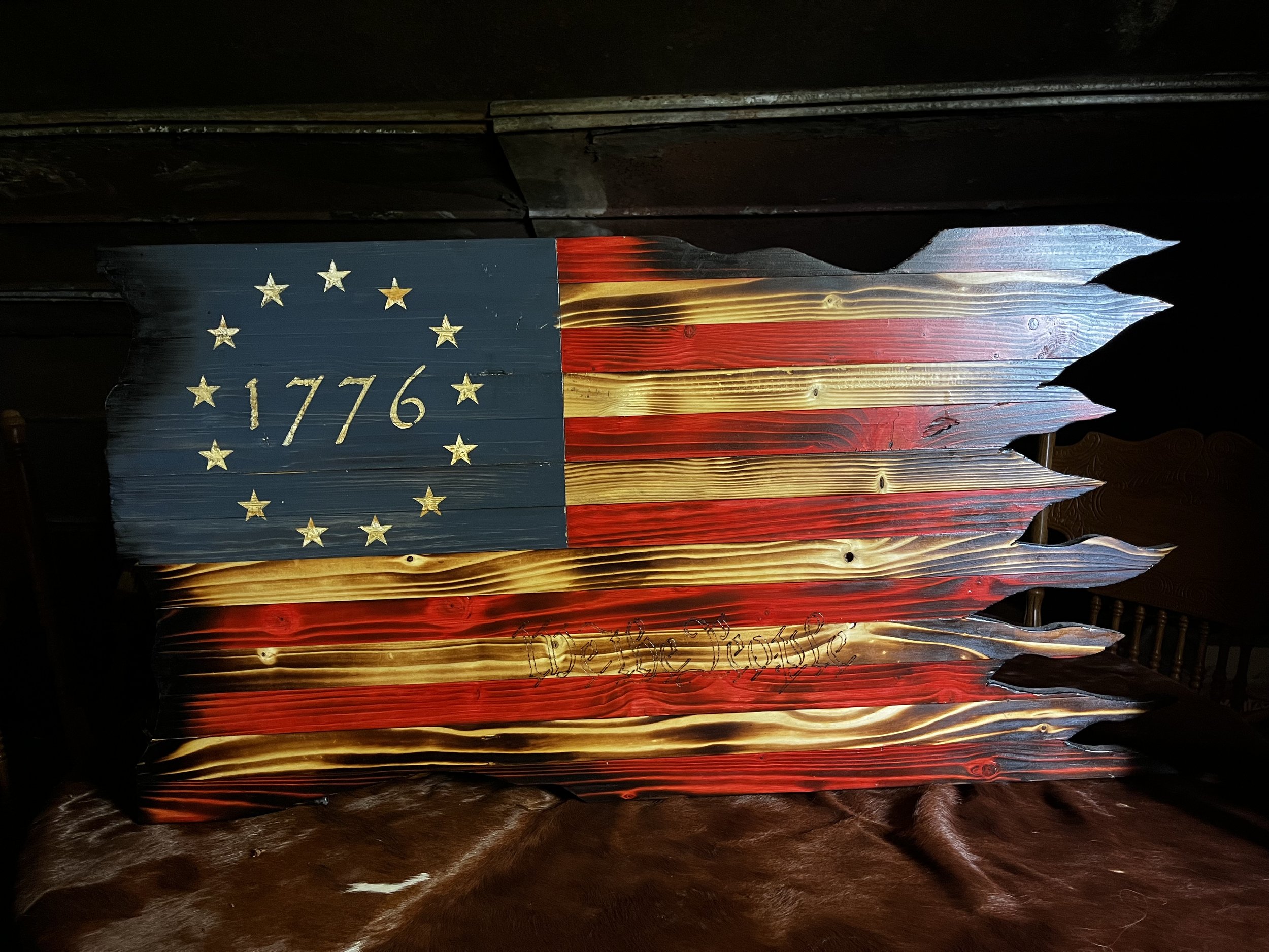 1776 Charred Flag