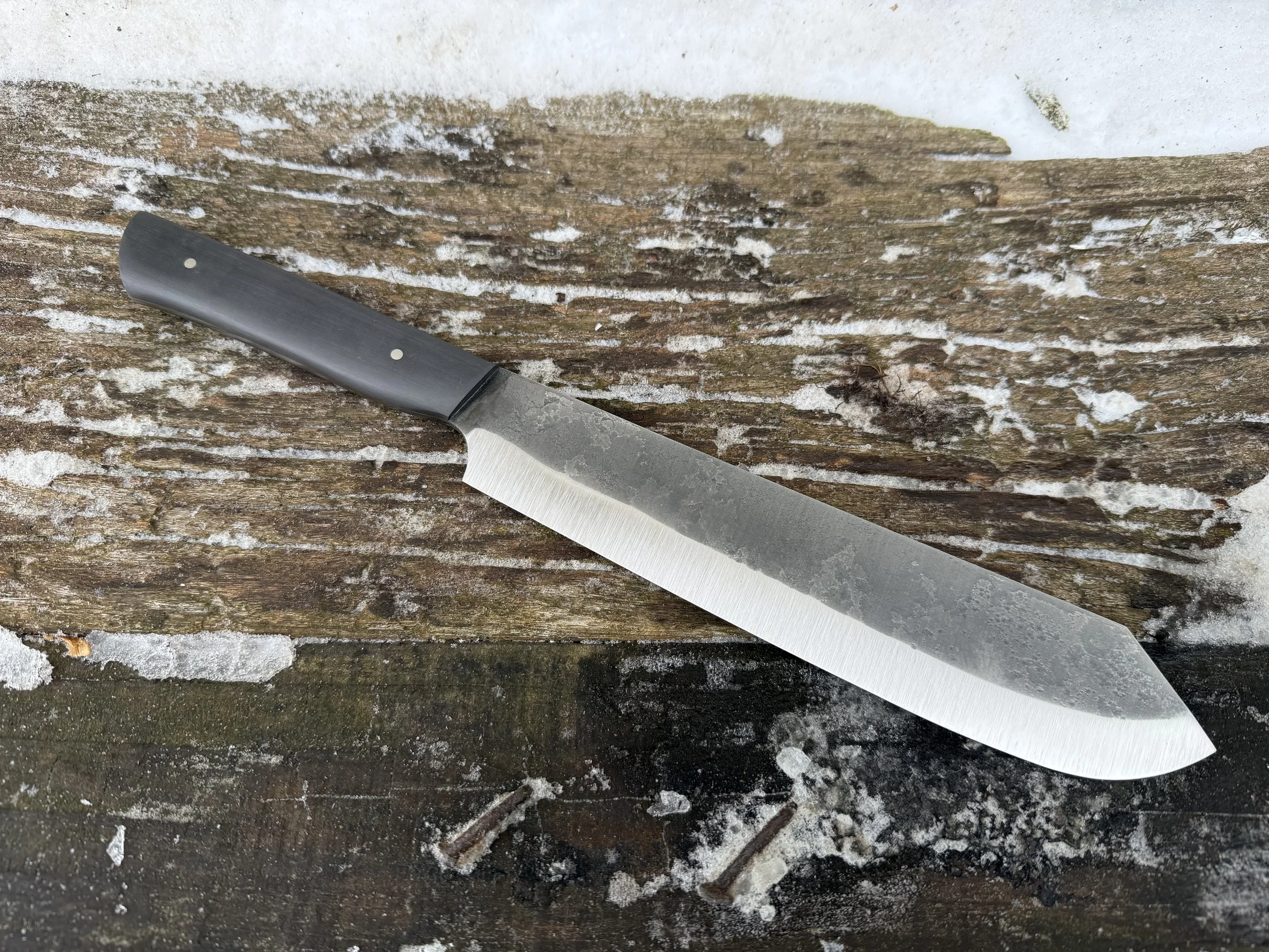 8" Carbon Fiber Bullnose Butcher