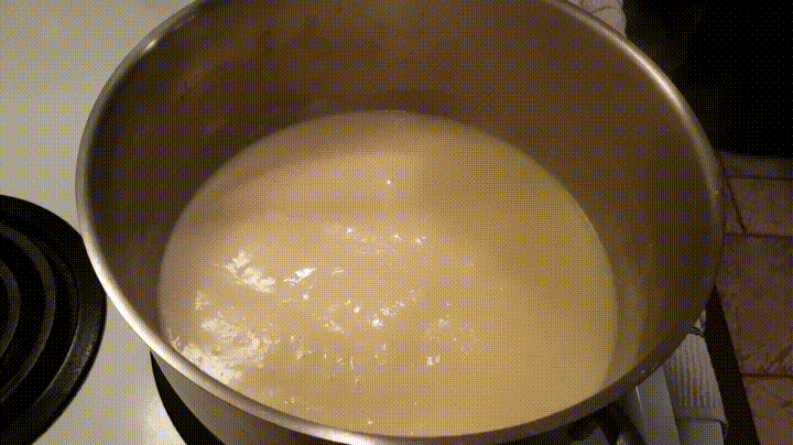 If your bisque is now this thick, feel free to add spices and cream.