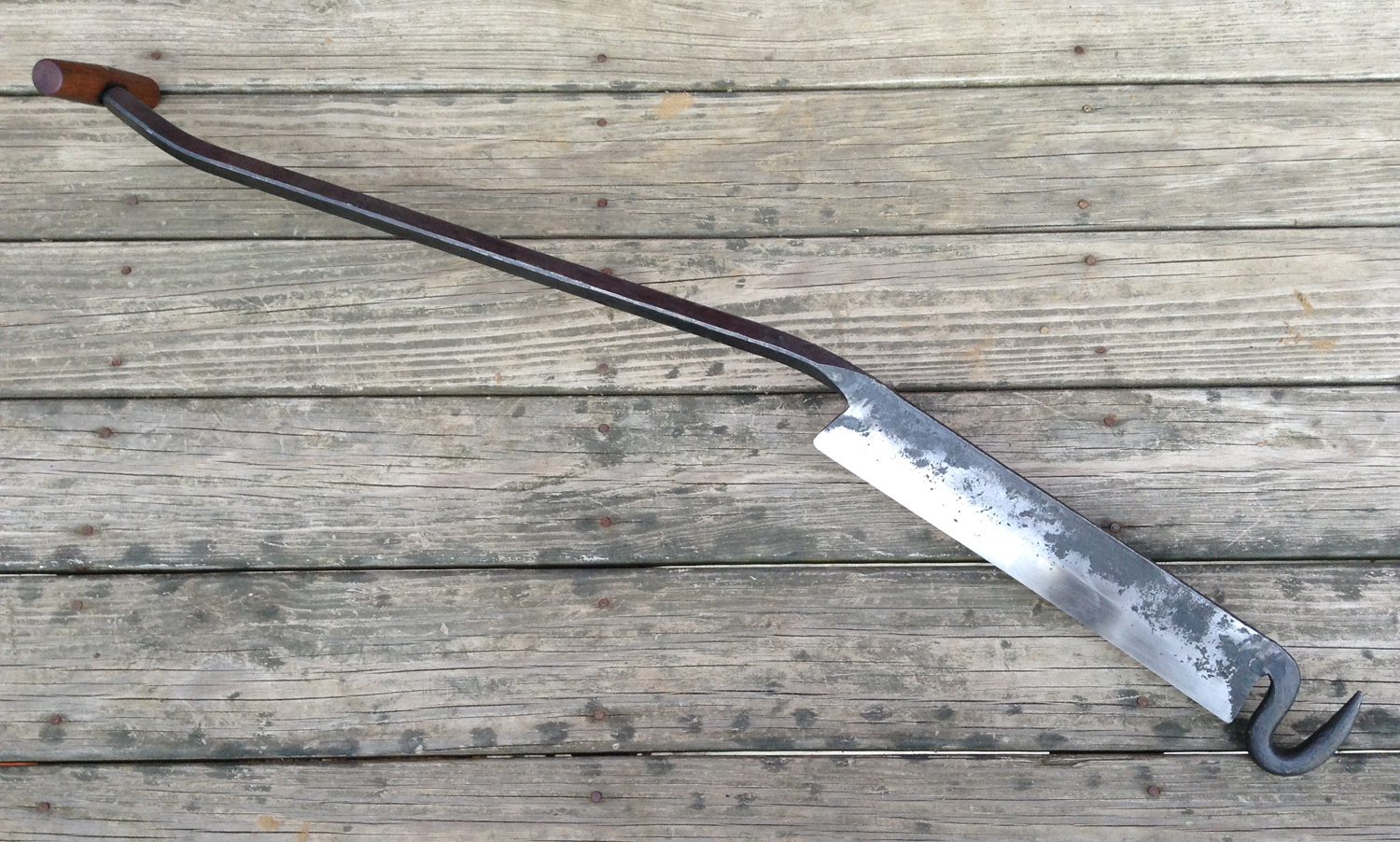  clog-maker's knife, steel, tool steel, 2014 
