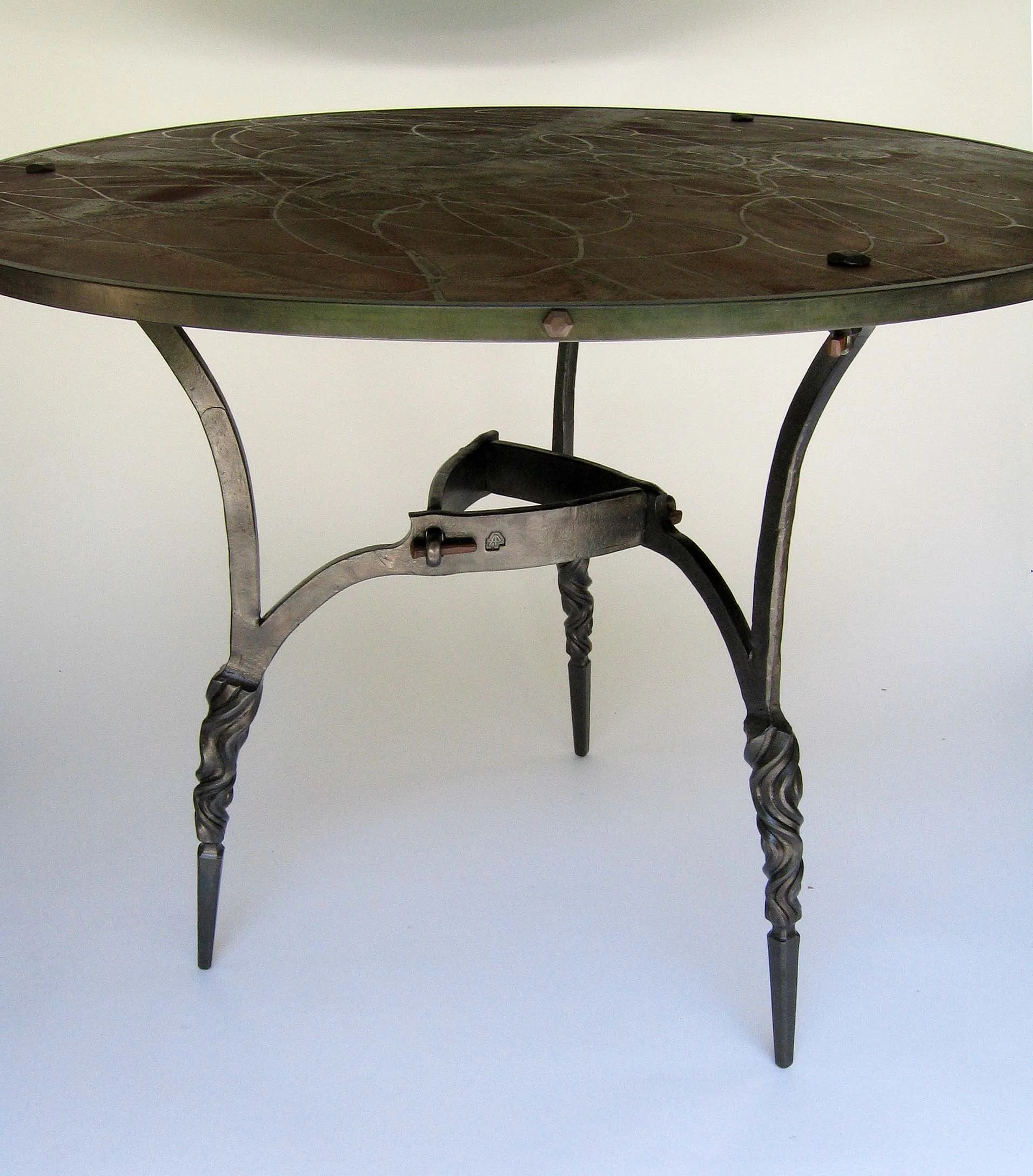 kitchen table, steel, plywood, 2013