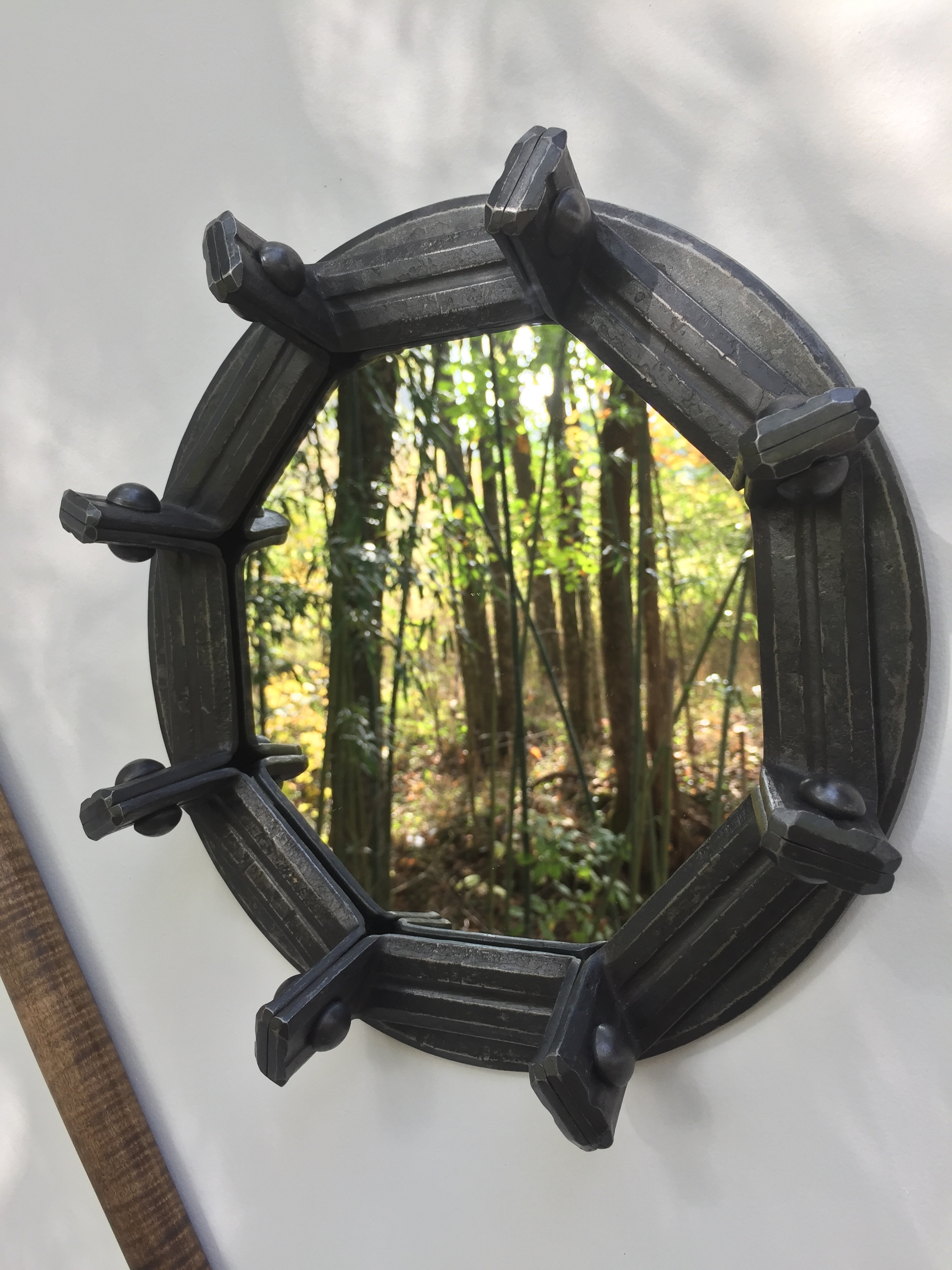  Octagonal Mirror, mild steel, mirror, 2016 