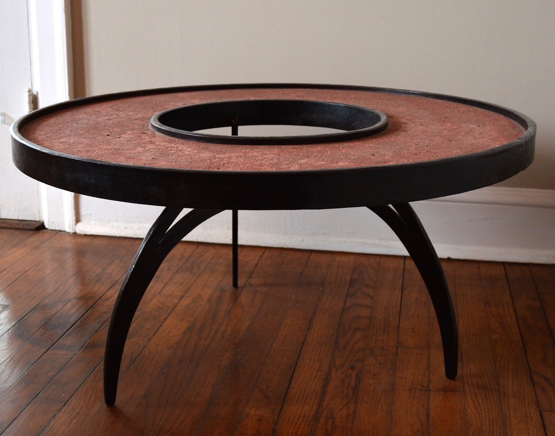  Donut Table, steel, concrete, 2011 