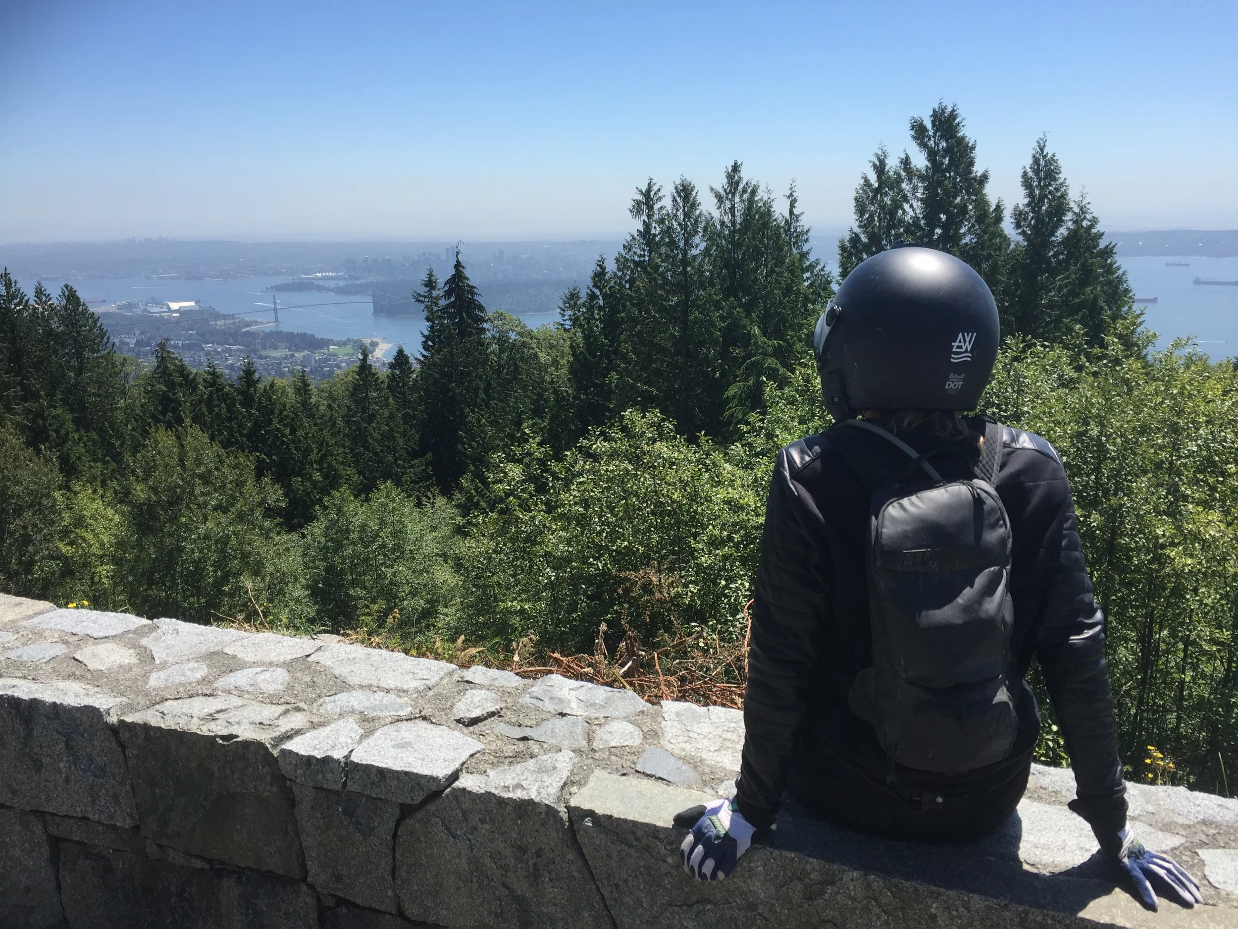overlooking Vancouver