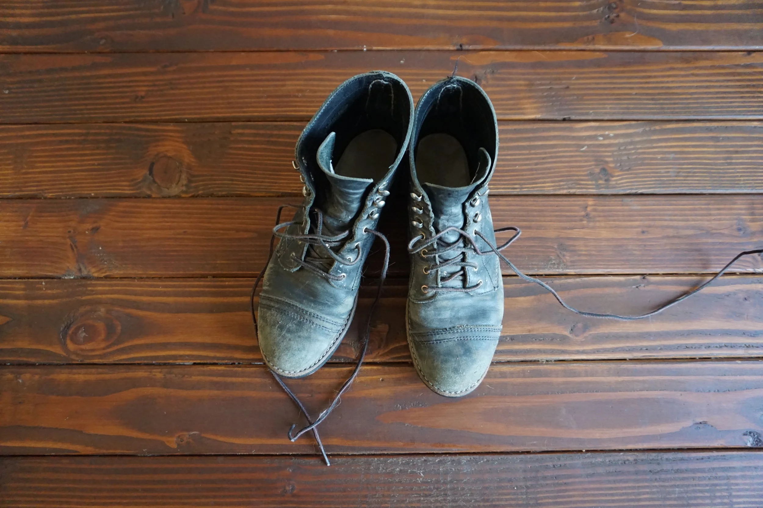 cleaning red wing iron rangers