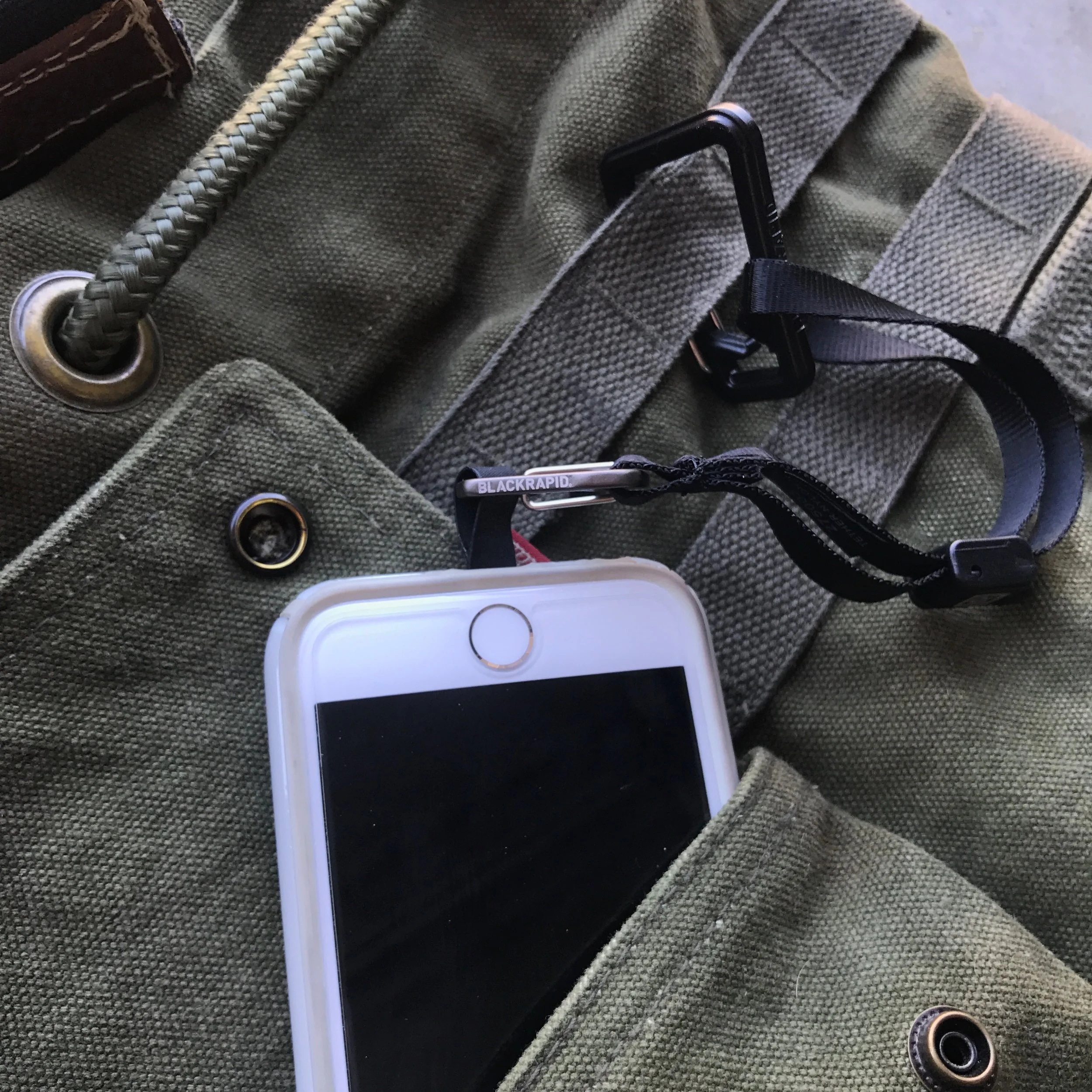 Strap or clip to your wrist, belt loop, or your duffle bag and never lose your smart phone again. 
