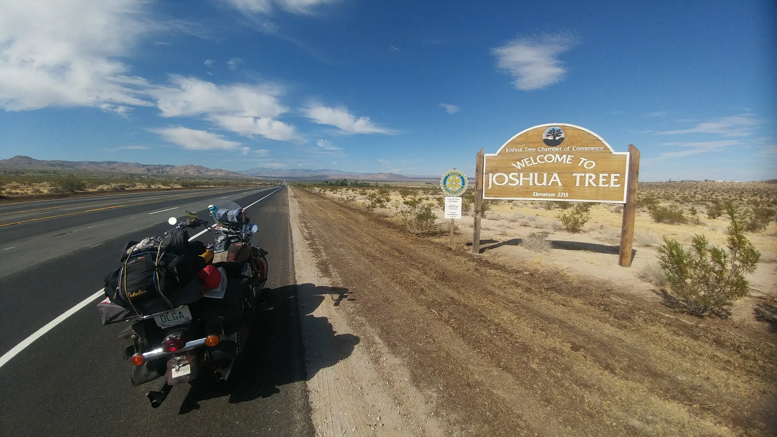 Wednesday, October 18th, 2017 – The Pas Manitoba Canada to Joshua Tree California – 2,474 Miles in eight days crossing two Canadian Provinces and nine States