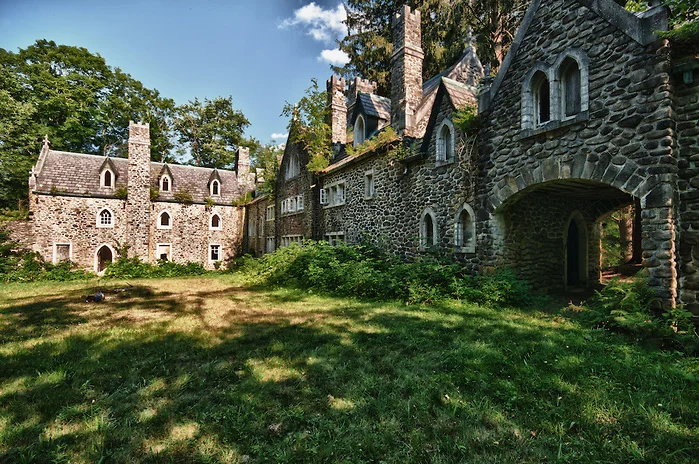 Dundas Castle is a historic house in Roscoe, New York modeled after Dundas Castle. It is also known as "Craig-E-Clare". It was built between 1915 and 1924 and added to the National Register of Historic Places in 2001.