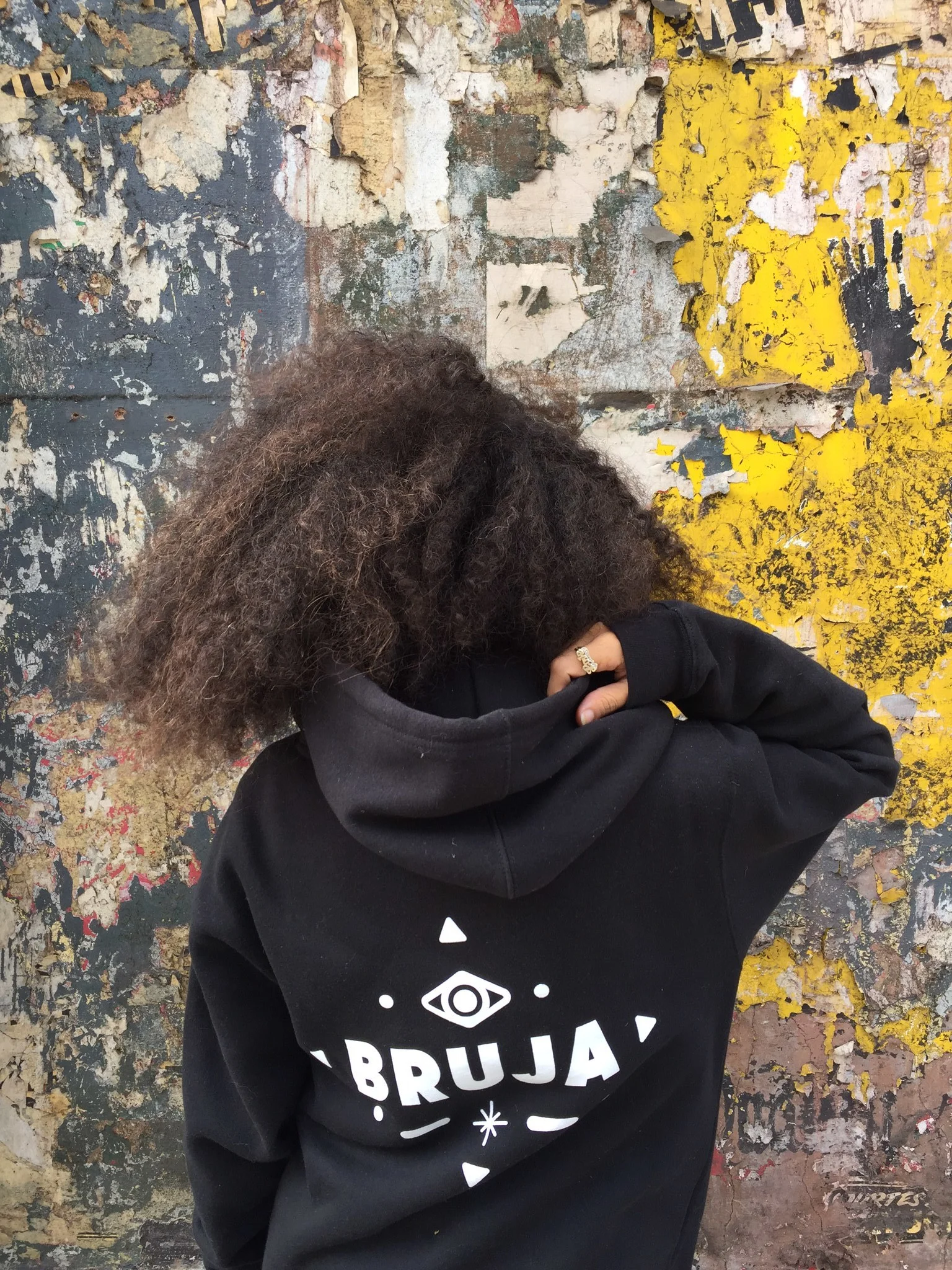 Bruja Third Eye Hoodie Back   (Copy)