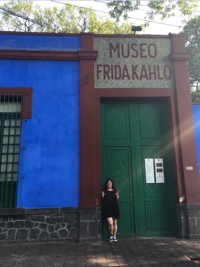 I am a HUGE fan of Frida Kahlo. Arrived early at Casa Azul and was SO stoked to be the first one in line! For those of you who don’t know her…….you should look her up. Too much to explain in a sentence!