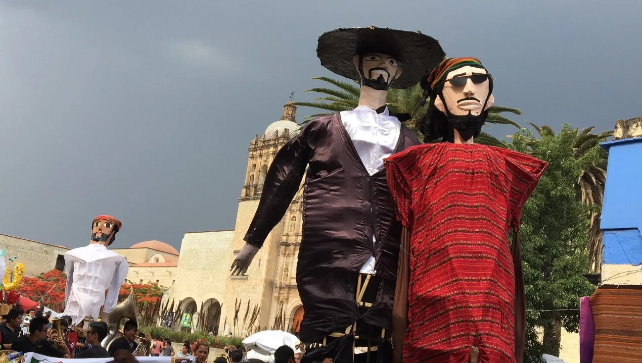 The best way we ended our trip in Oaxaca was experiencing one of their parades. I’ve only seen these in movies so I was extremely excited to be in the midst of this! The music, dancing, vibrant colors and overall excitement was an experience to remember! Took lots of videos….