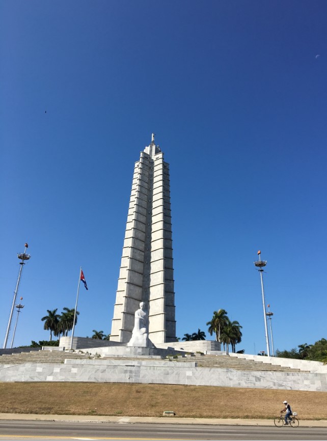Plaza de Revolucion. This square is notable as being where many political rallies take place and Fidel Castro and other political figures address Cubans.
