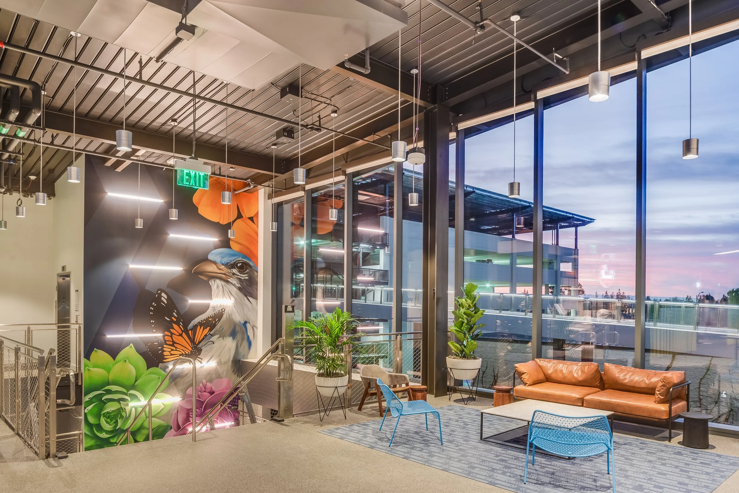 Installation by Cameron Moberg  at Yahoo! / Photo by Bernardo Grijalva