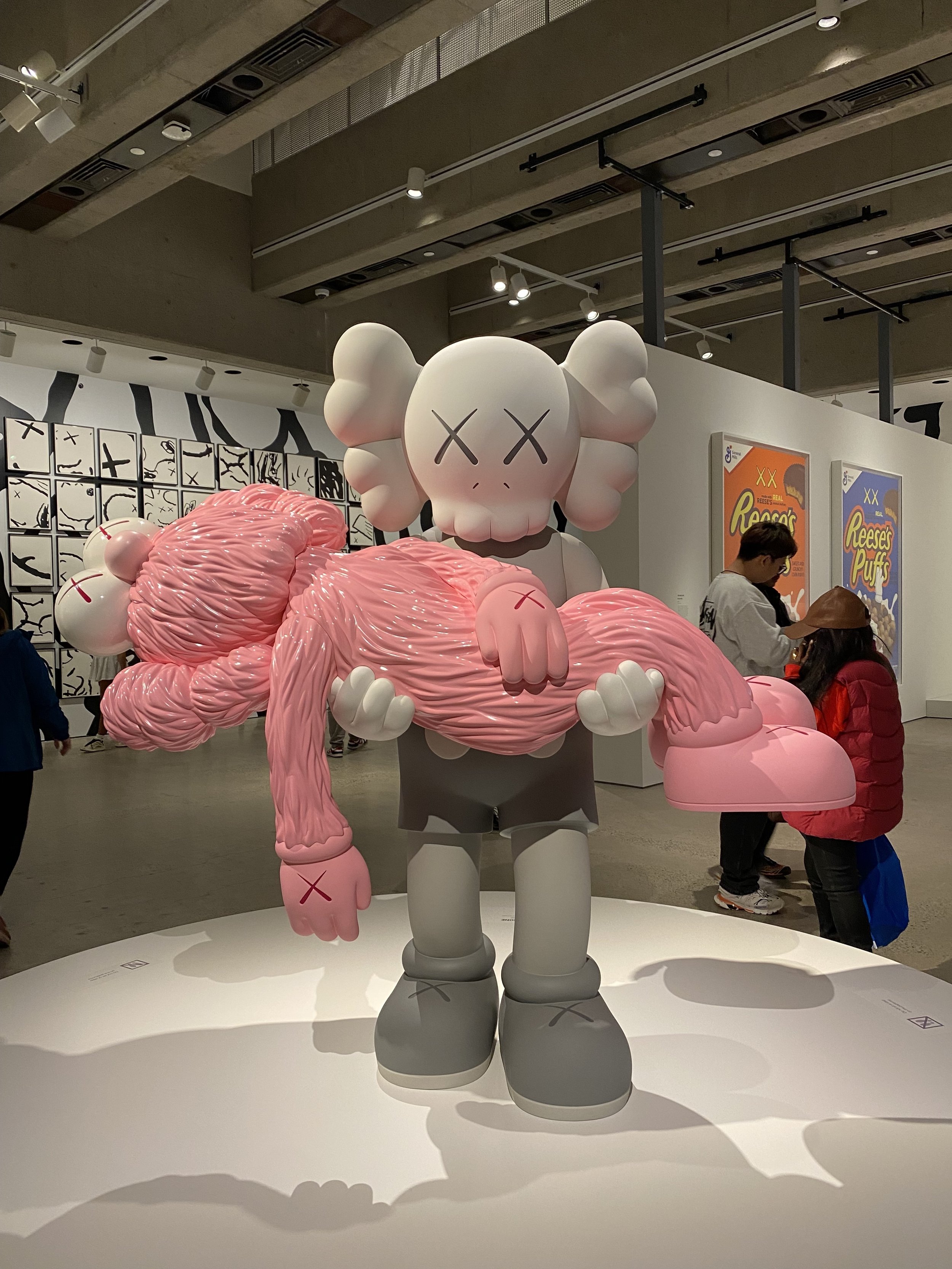 KAWS, Kaws X NGV BFF Poster (Pink) (ca. 2020)