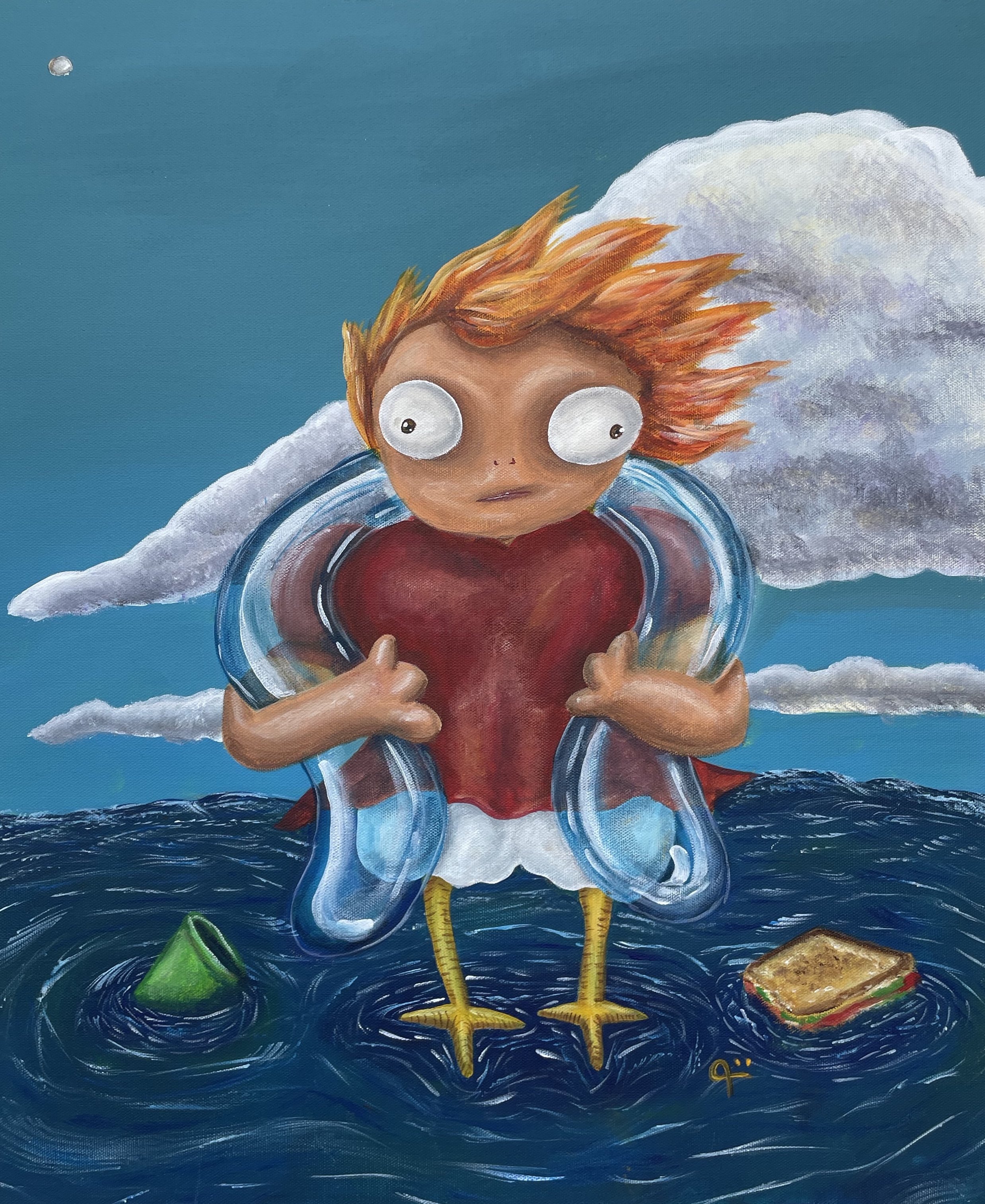 “Birth of Ponyo” by Joel Angel - $320