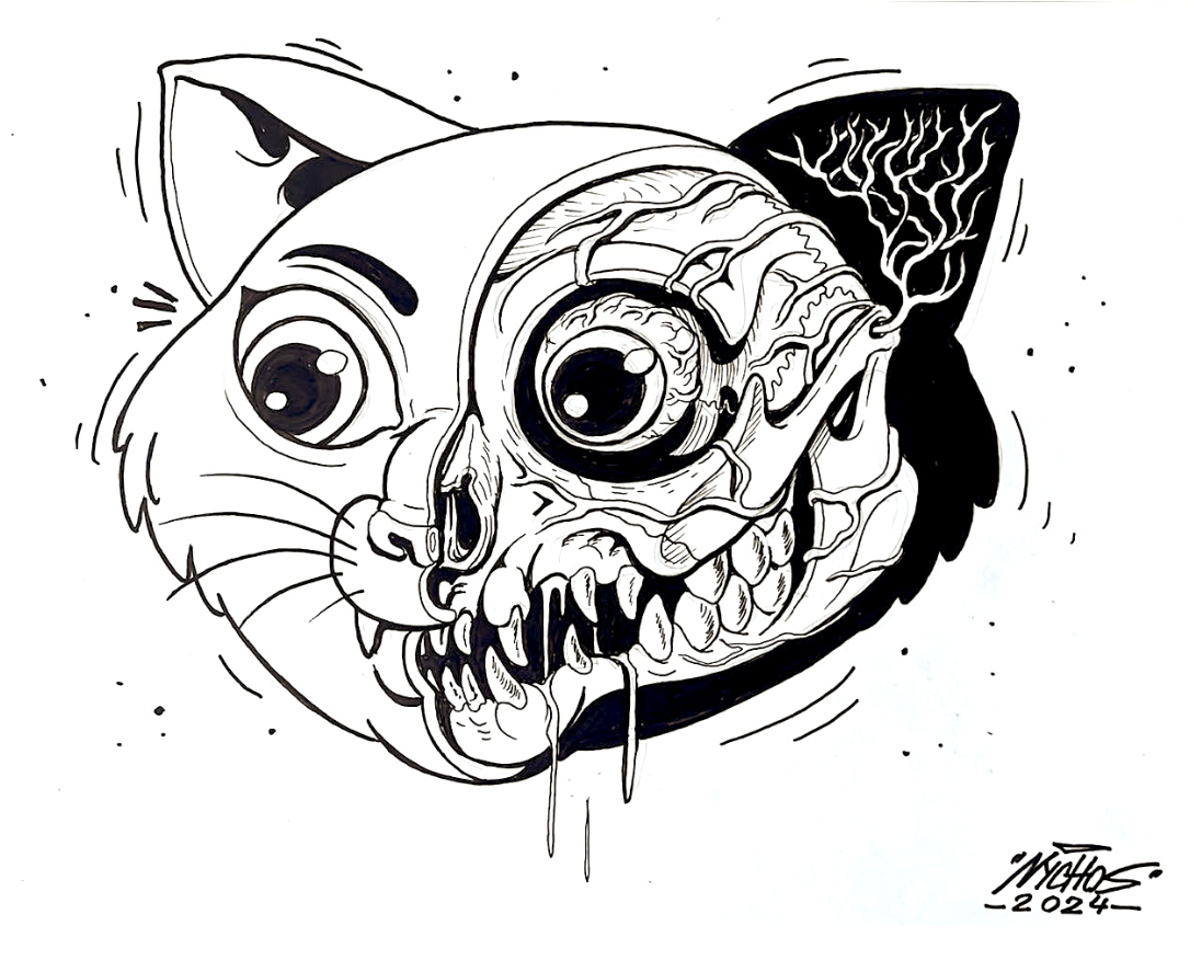 "Kitty Head Anatomy" - $1,650