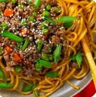 Mongolian Beef Pasta
