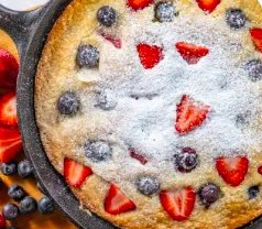 Berry Buttermilk Skillet Cake