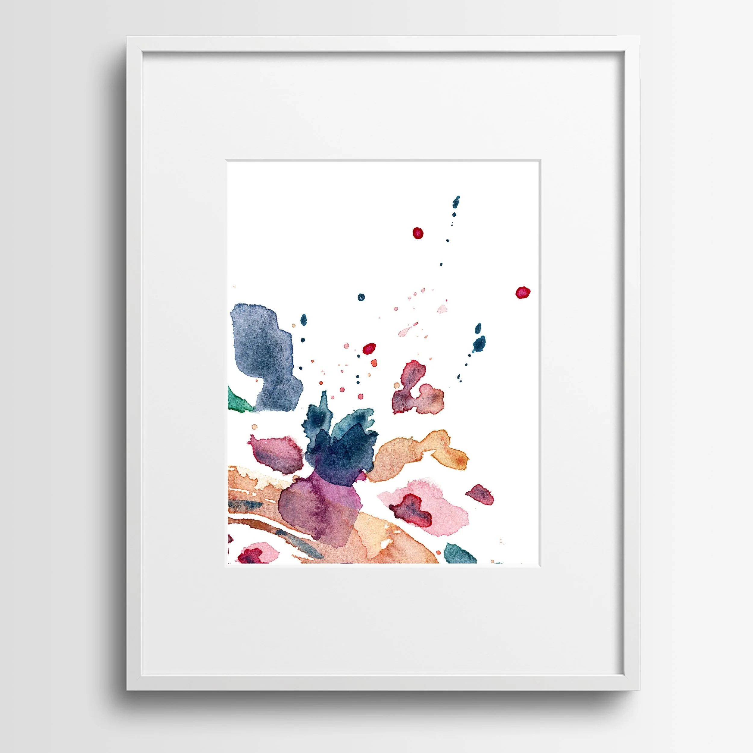 Go With The Flow abstract art print