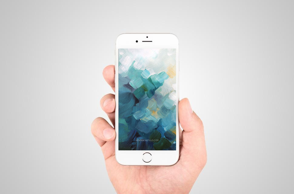 Instant Abstract Art Wallpaper Download for your Phone Devices. Artwork by Kendra Castillo - View More: www.kendracastillo.com