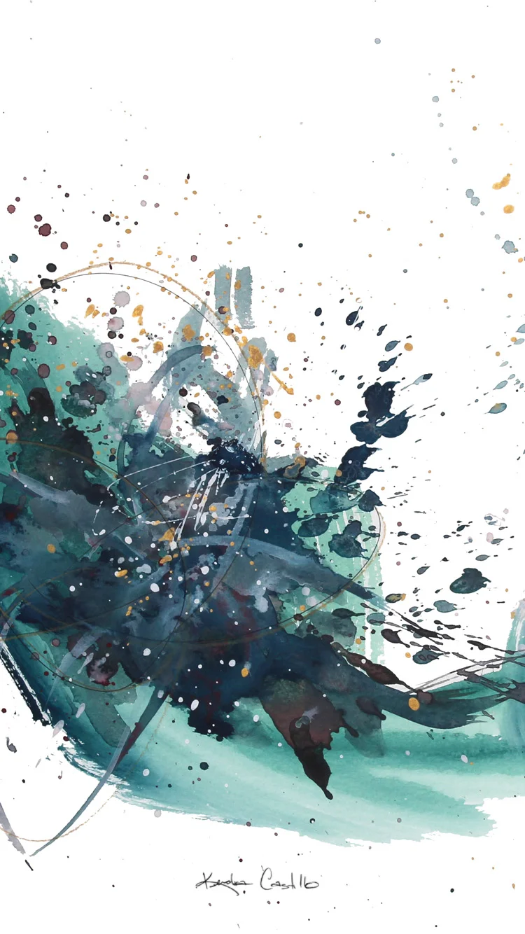 Instant Abstract Art Background Download for your Phone Devices. Artwork by Kendra Castillo - View More: www.kendracastillo.com