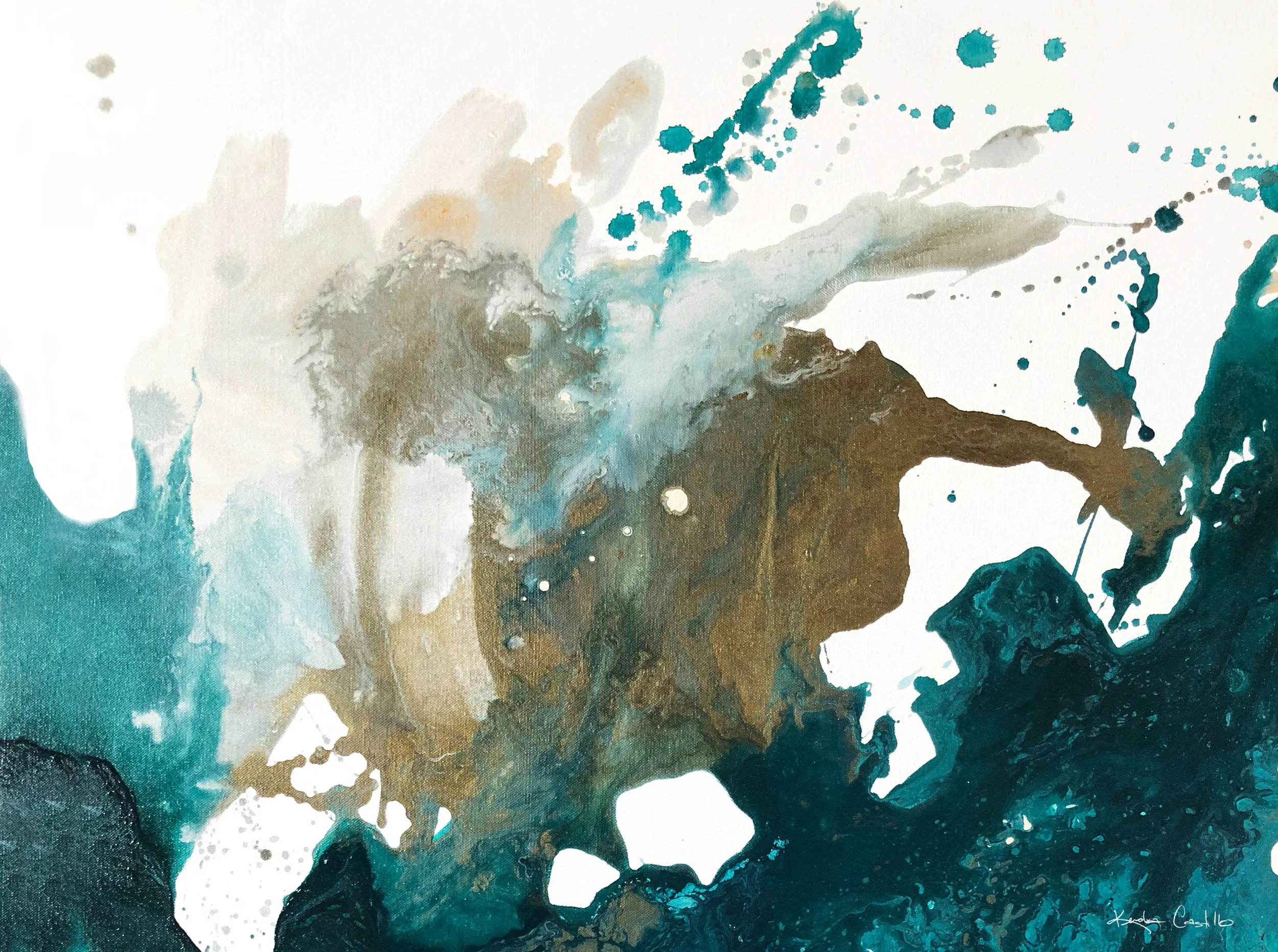 Instant Abstract Art Wallpaper Download for your Desktop/Computer Devices. Artwork by Kendra Castillo - View More: www.kendracastillo.com