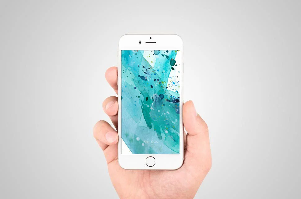 Instant Abstract Art Background Downloads for your Phone & Computer Devices. Artwork by Kendra Castillo - View More: www.kendracastillo.com