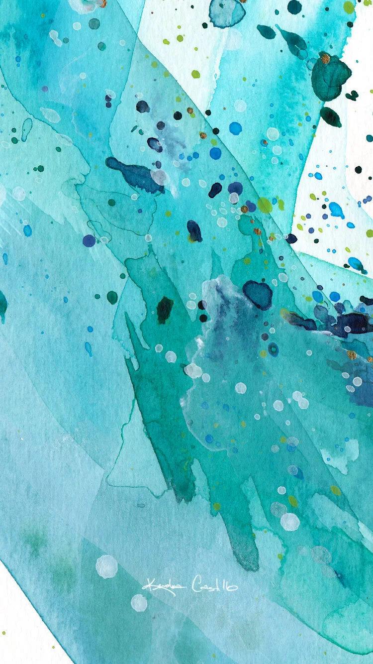 Instant Abstract Art Wallpaper Download for your Phone Devices. Artwork by Kendra Castillo - View More: www.kendracastillo.com