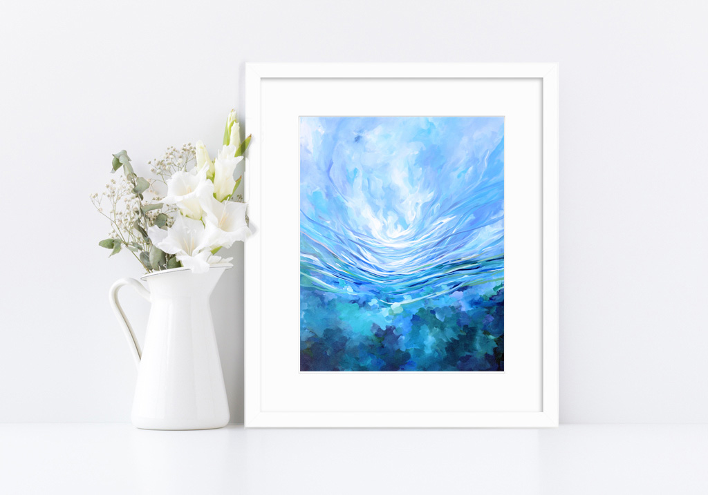 Fine Art Giclee Print by Kendra Castillo "Dream A Little Dream." Impressionistic Landscape Print. Multiple Size Options - www.kendracastillo.com