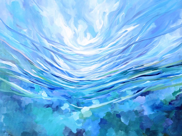 Fine Art Giclee Print by Kendra Castillo "Dream A Little Dream." Impressionistic Landscape Print. Multiple Size Options - www.kendracastillo.com