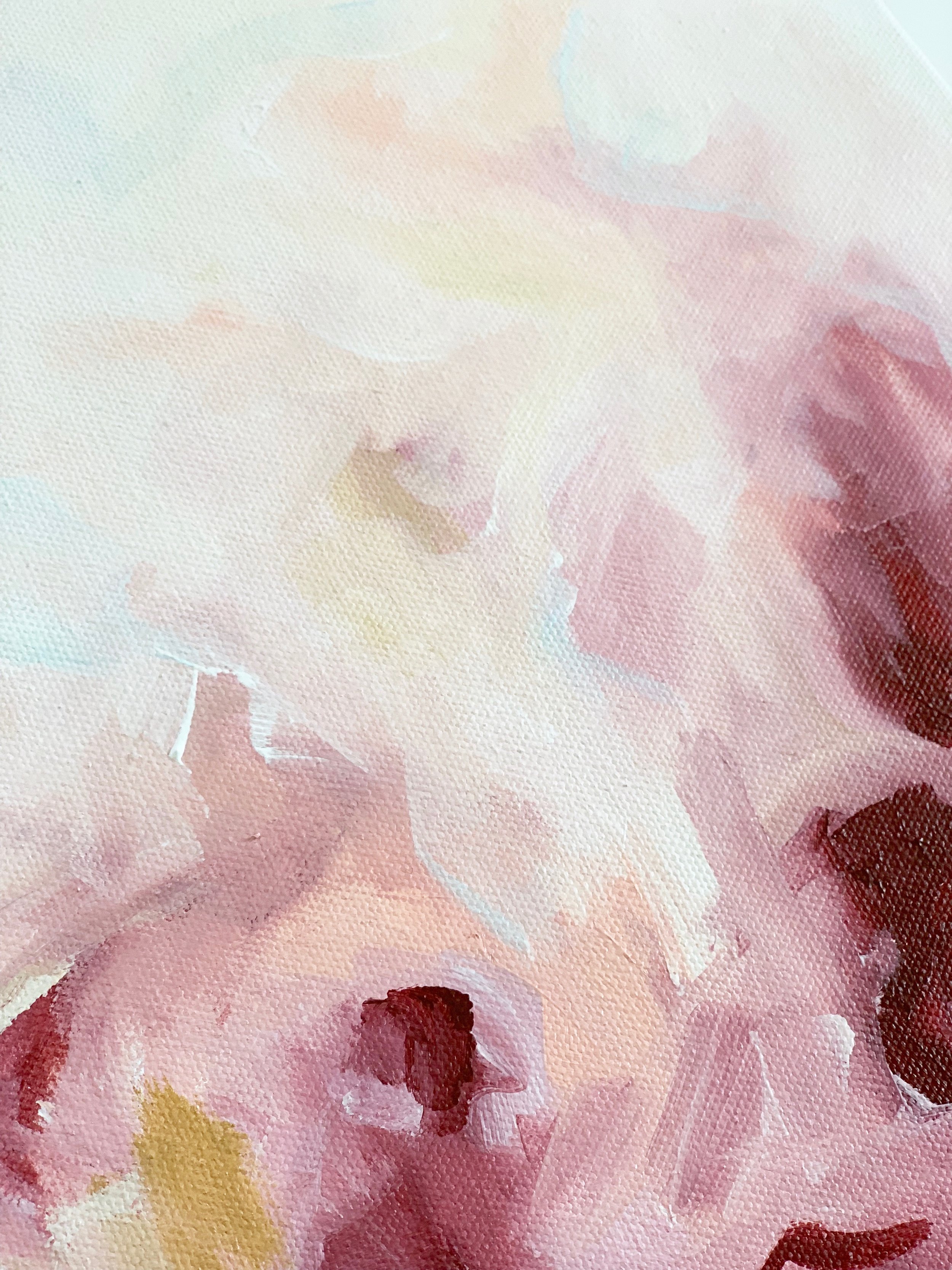 New In Town no.1 - an original abstract painting by Kendra Castillo. View more available work at www.kendracastillo.com #interiordesign #wallart #artcollector #artwork #orginalpainting #pinkabstract