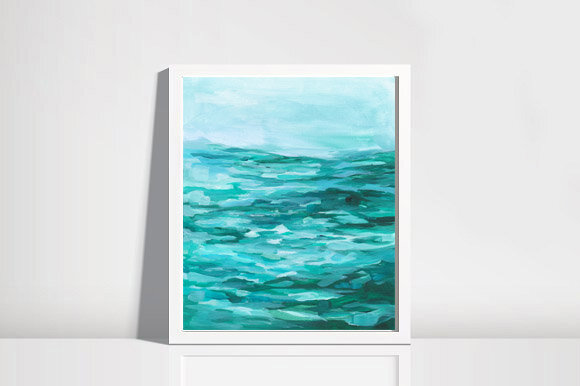 "Teal Water" digital download