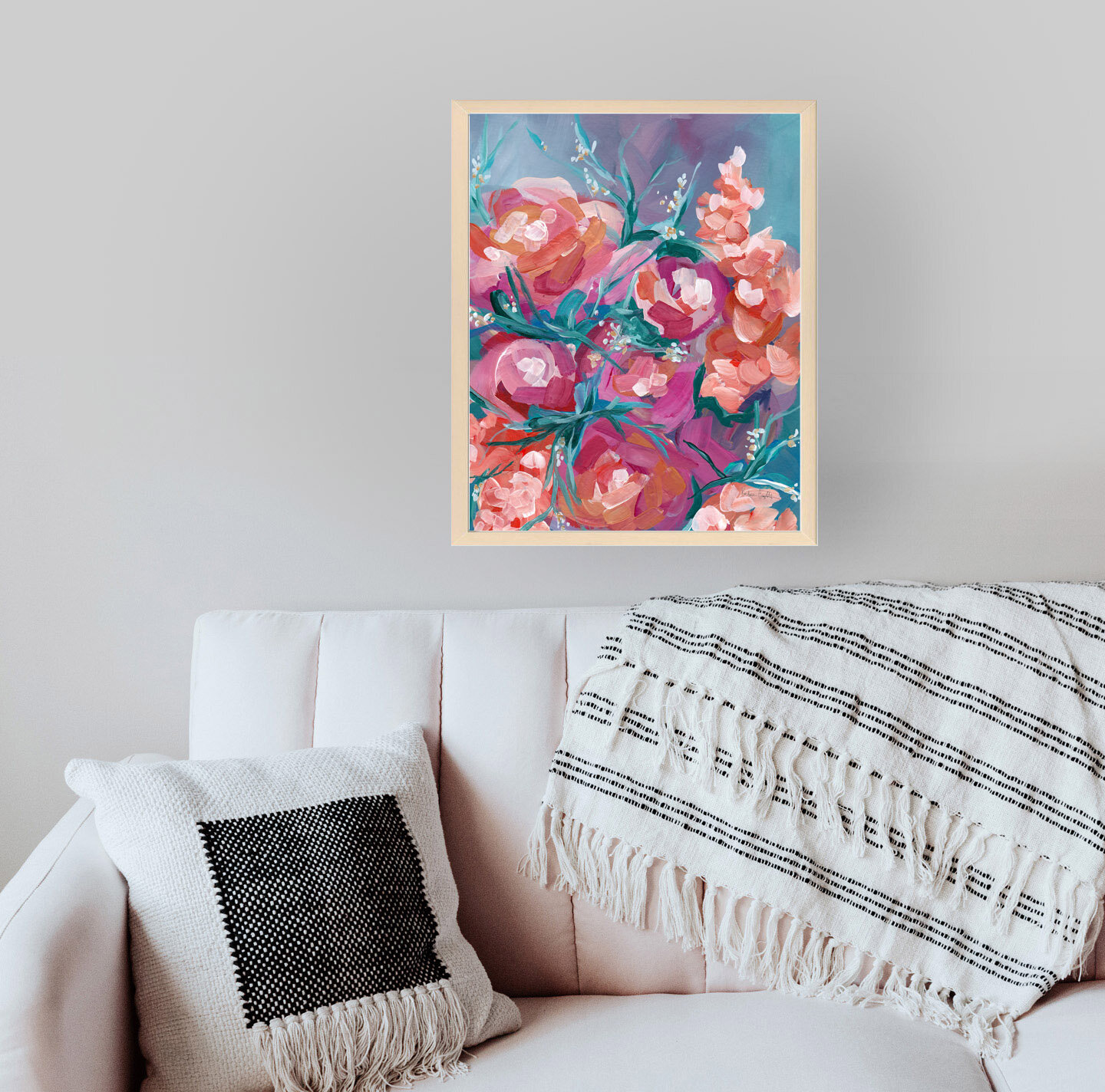 Abstract Floral Art Print — Kendra Castillo