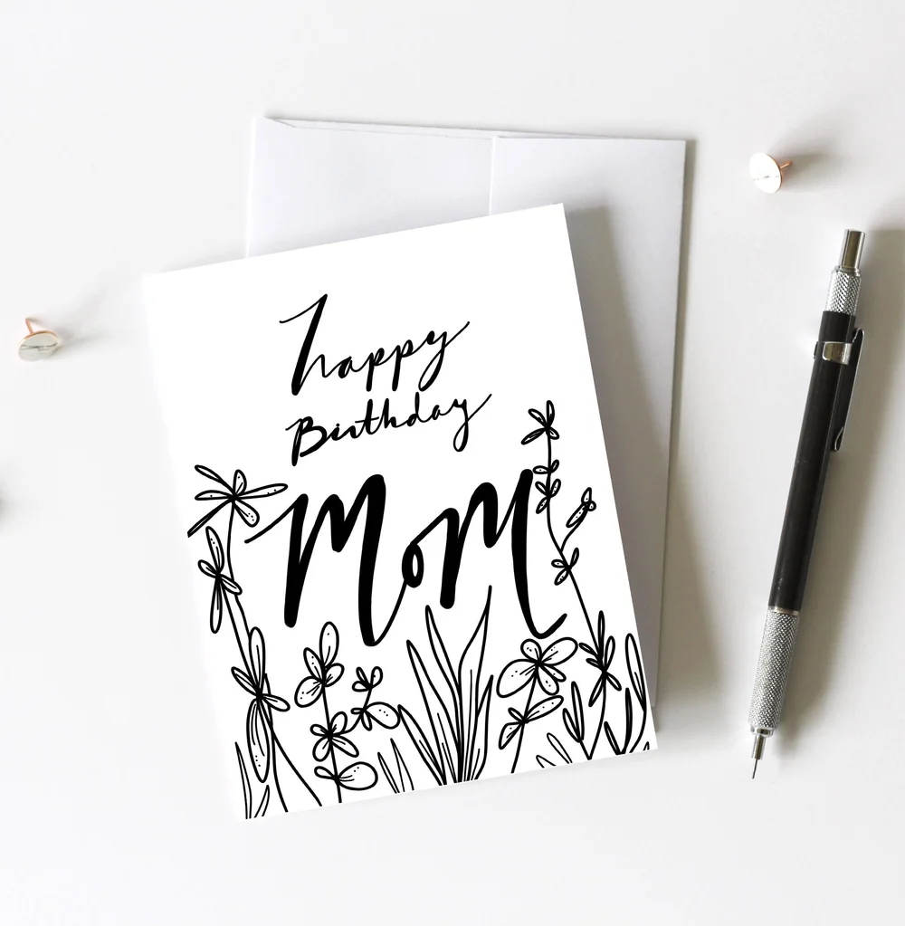 Mother's Day Card - Printable, instant download — Kendra Castillo