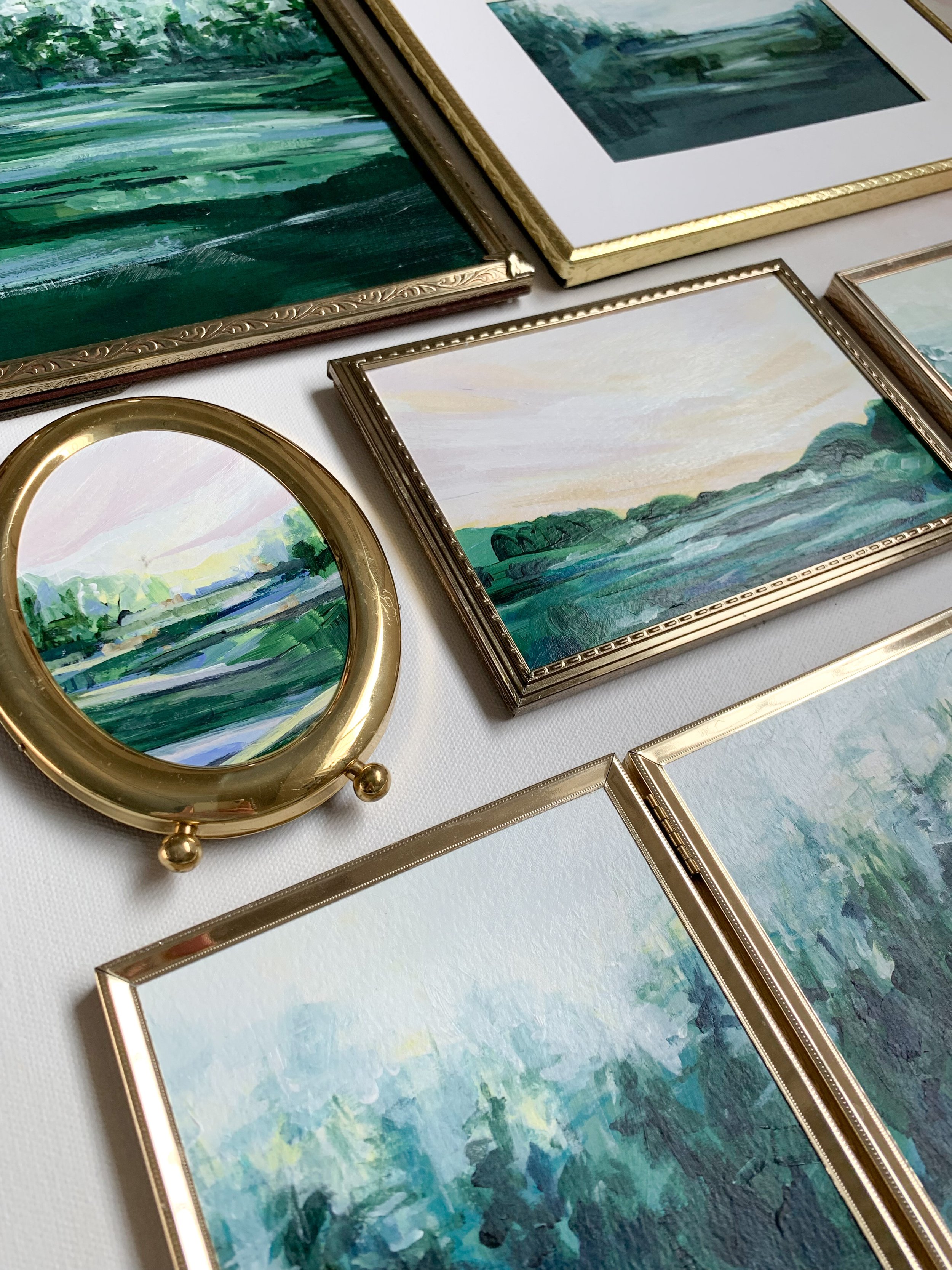 VINTAGE FRAMED LANDSCAPES - 2022