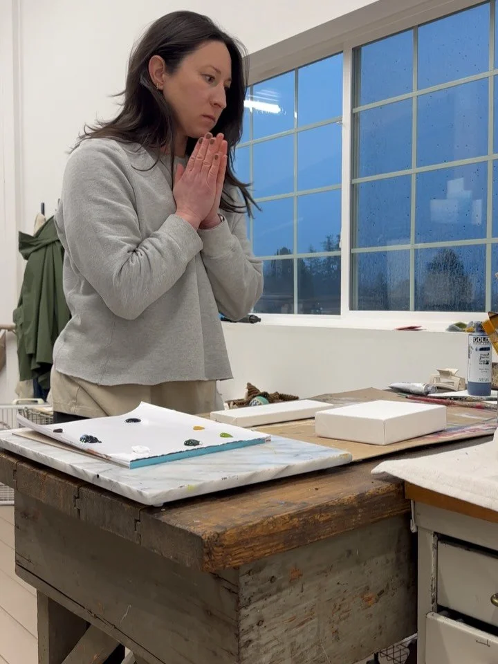 Lately&hellip; busy studio days, moments of &ldquo;play&rdquo; in the middle of shipping orders, massive flooding in our area, taking care of our dog still recovering from surgery, 2026 calendar orders, homemade lattes

But mostly so much gratitude f