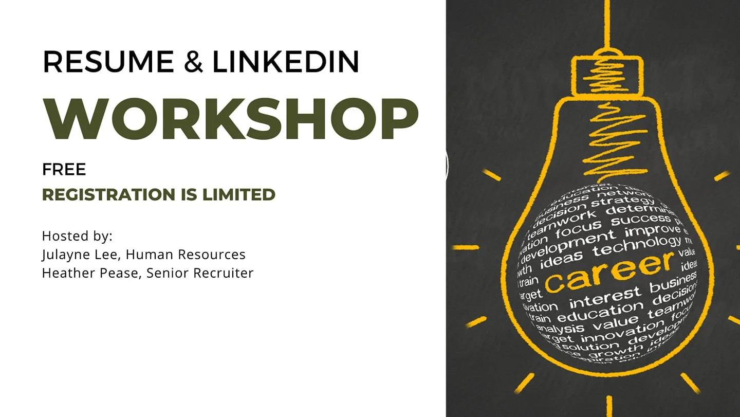 Resume &amp; LinkedIn Workshop 