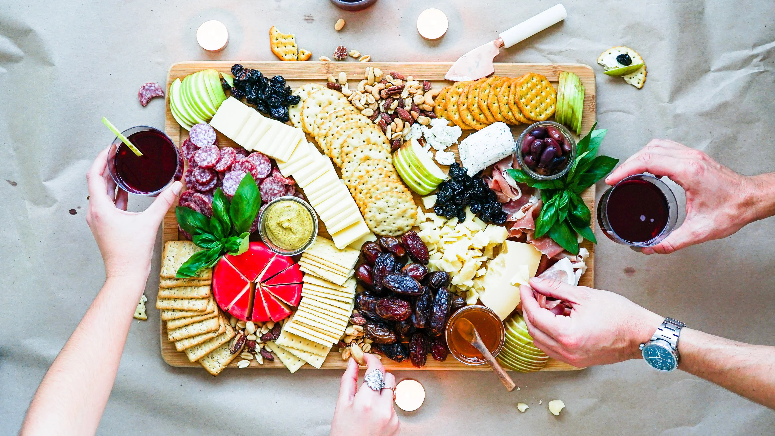 Friendsgiving Cheese &amp; Charcuterie