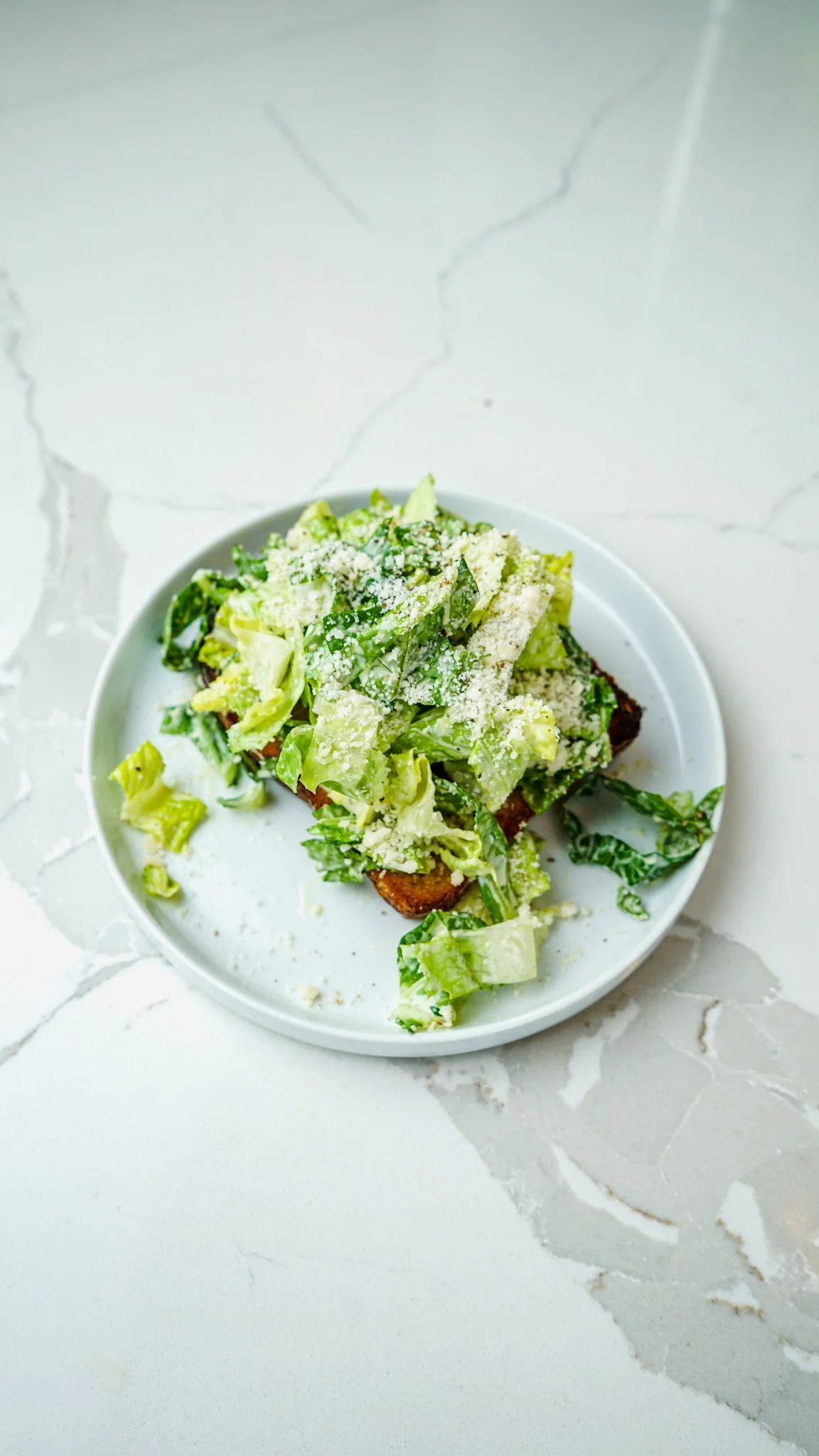 Caesar Salad Toast