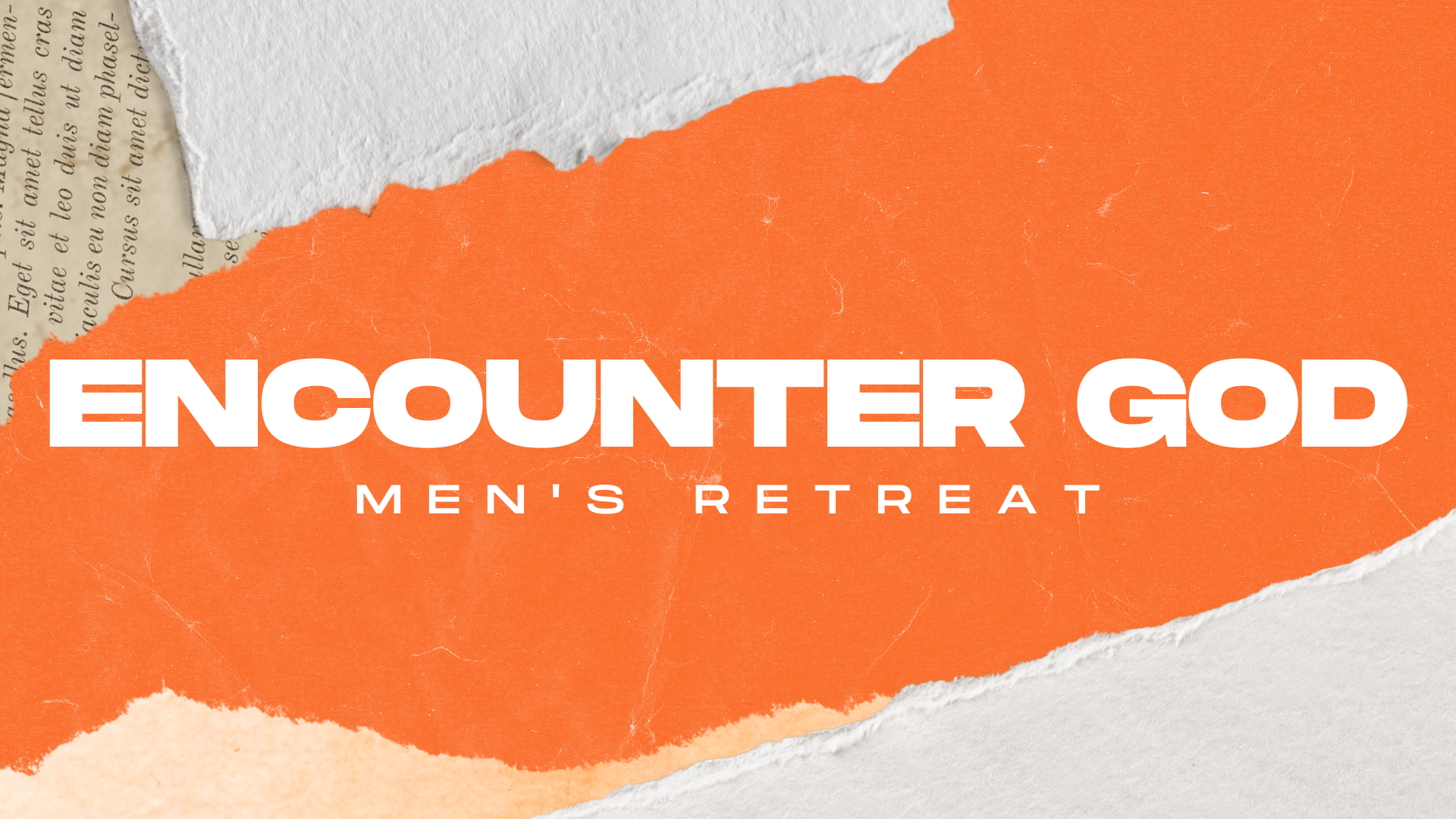 Encounter God Retreat for Men