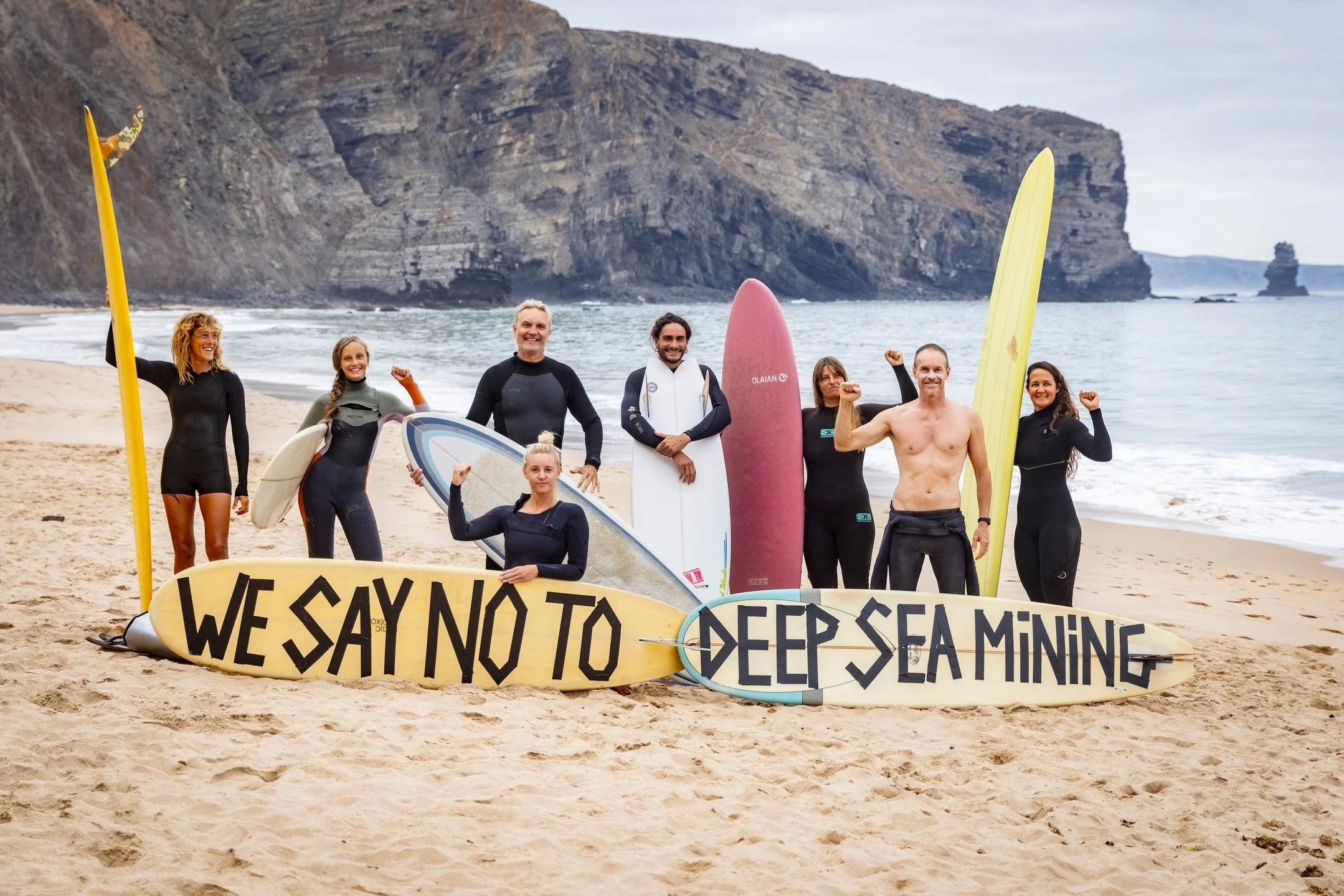 🌊WE SAY NO TO DEEP SEA MINING!🌊

Huge thanks to everyone who showed up at sunrise for our paddle out protest on Sunday 20 July&mdash;part of the Global Day of Action alongside 30+ actions in 25 countries. Yes, we were just a drop in the Atlantic Oc