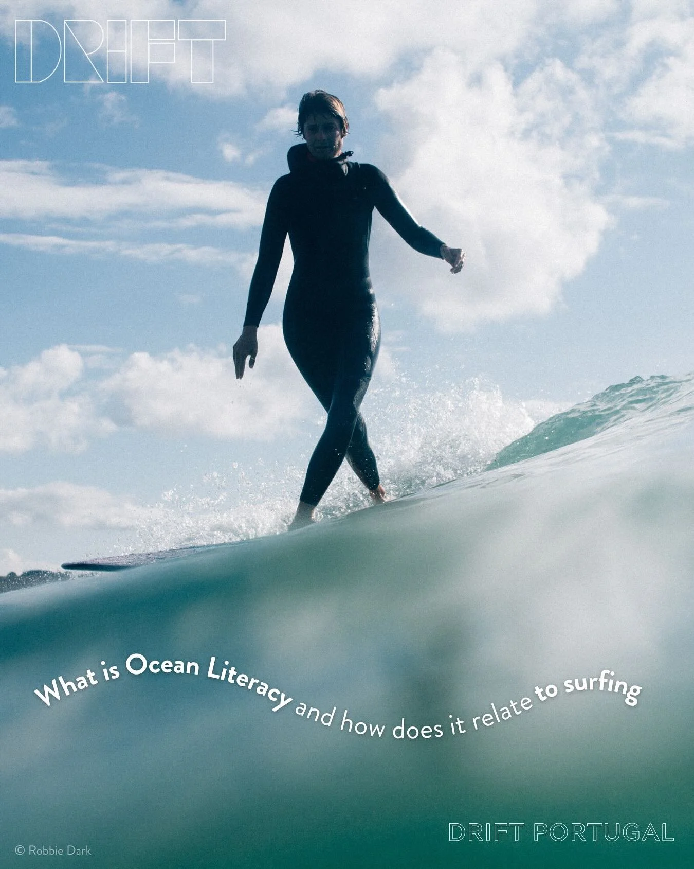For Drift Away in Portugal we will be exploring the human - ocean connection through surfing. In other words taking a deep dive into the concept of &ldquo;ocean literacy&rdquo;.

With each water session we&rsquo;ll go into the principles and dimensio